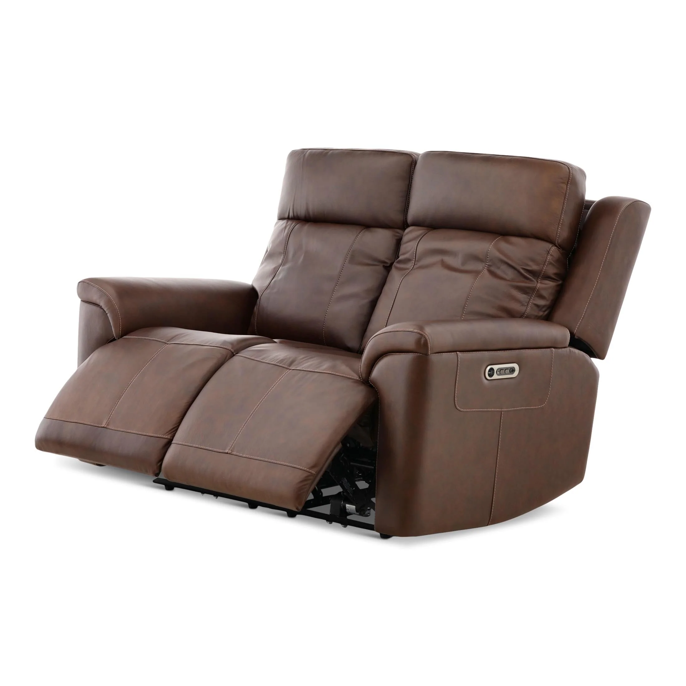 Flexsteel Adrian Leather Power Reclining Loveseat - Image 12
