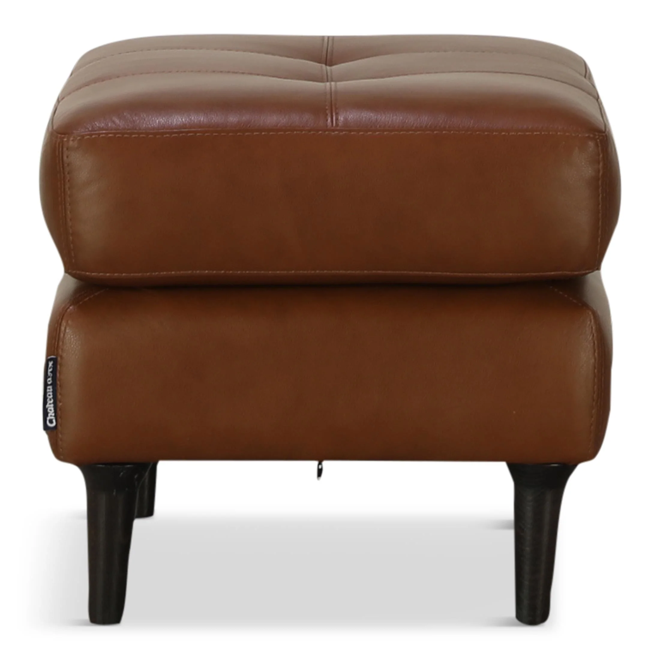 Alaric Leather Ottoman - Image 4