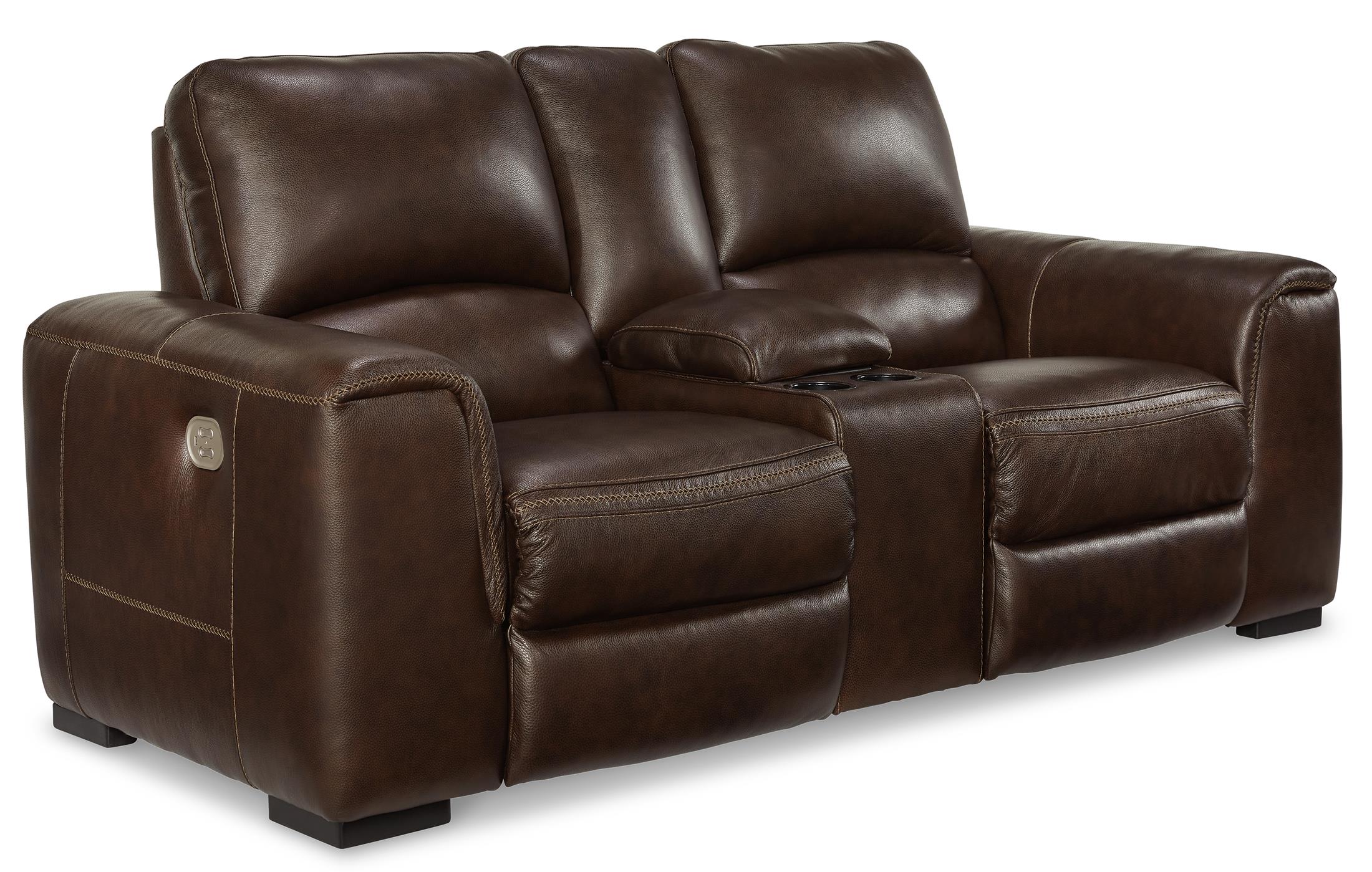 Alessandro Power Reclining Console Loveseat - Image 7