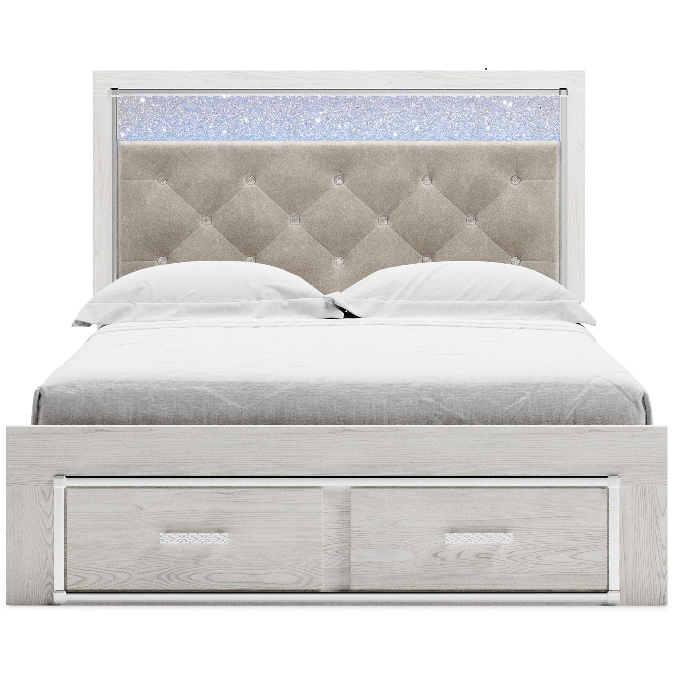 Ashley Altyra King Upholstered Storage Bed - Image 3