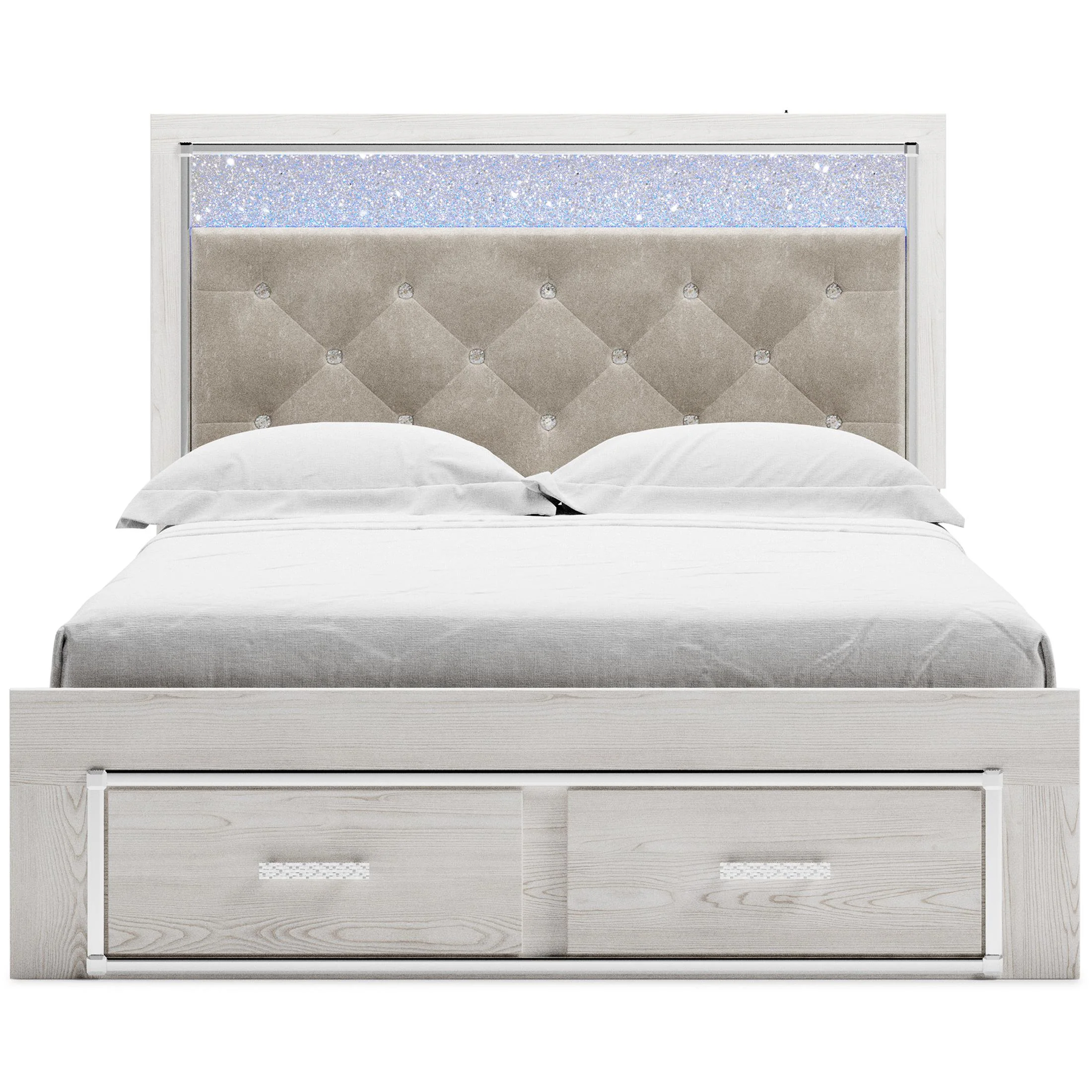 Ashley Altyra Queen Upholstered Storage Bed - Image 3