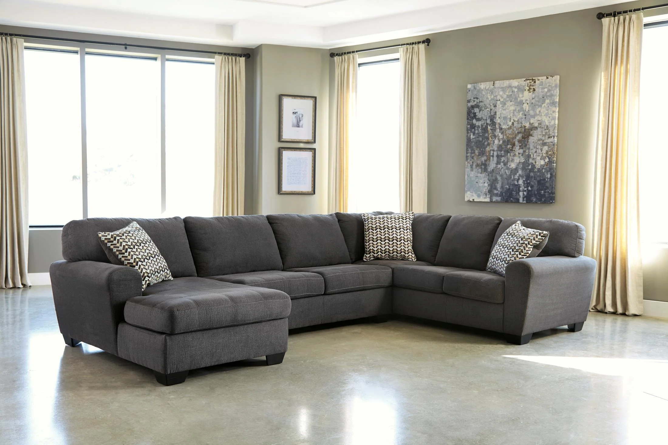 Ambee 3-Piece Sectional with Chaise - Image 6