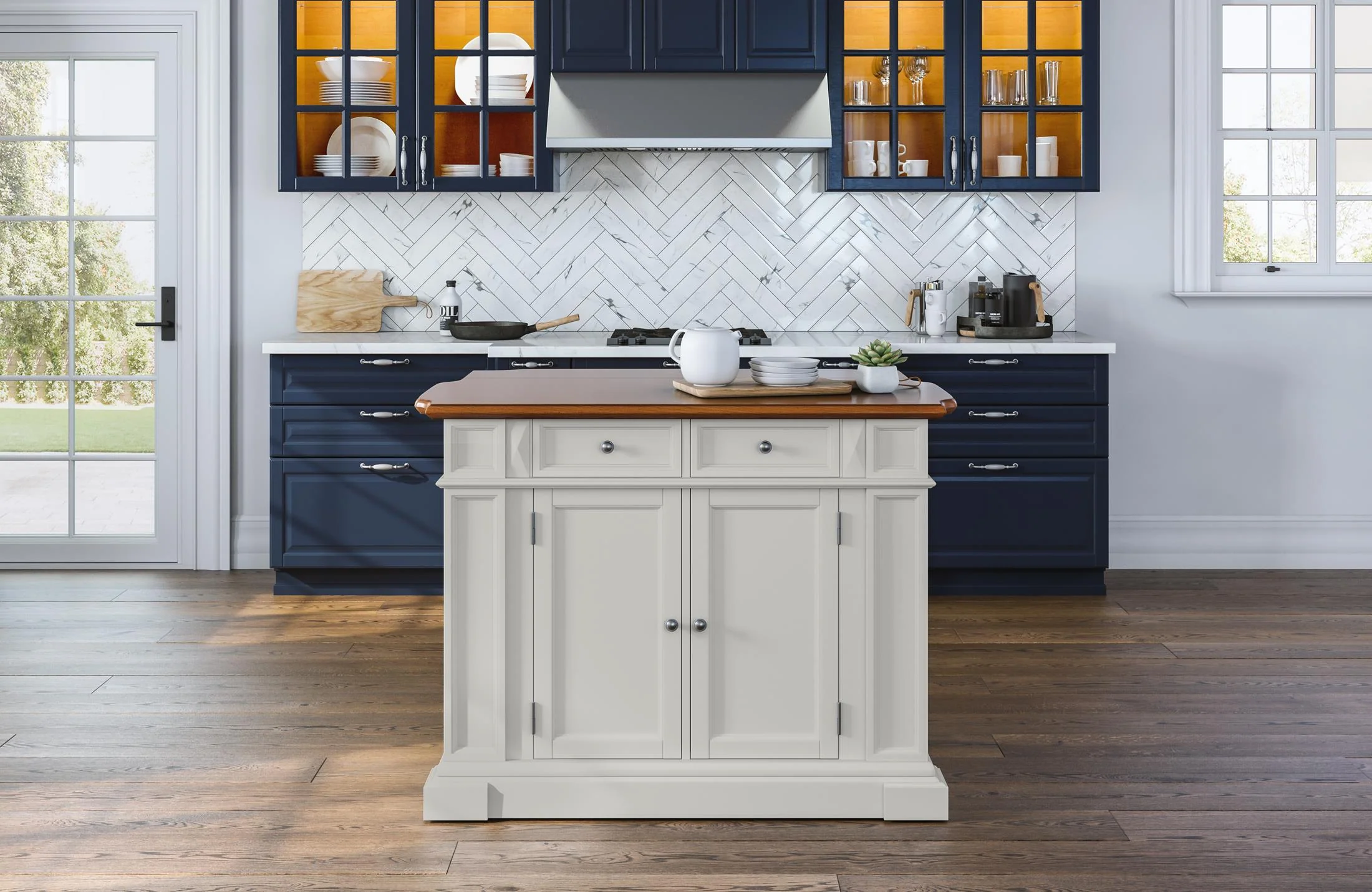 Americana Kitchen Island - Image 19