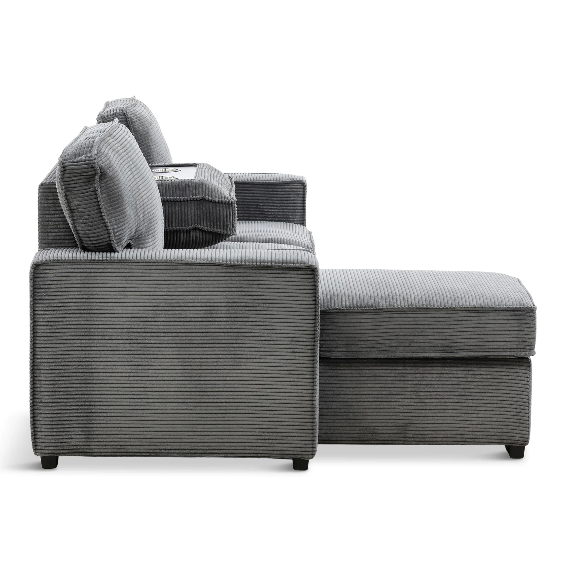 Amir 2-Piece Sectional with Sofa Bed - Image 43