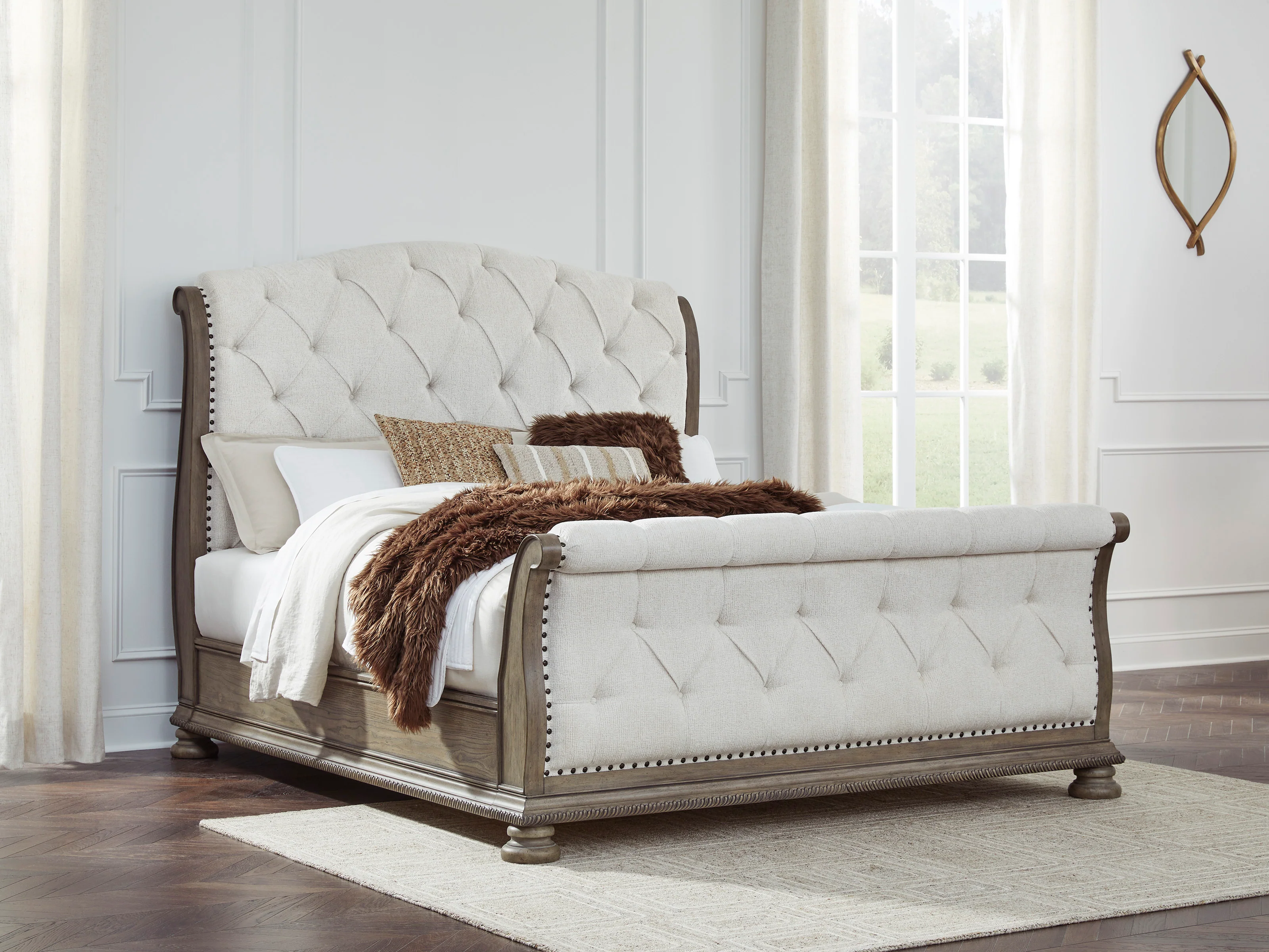 Ardenfield Upholstered Sleigh Bed - Image 6
