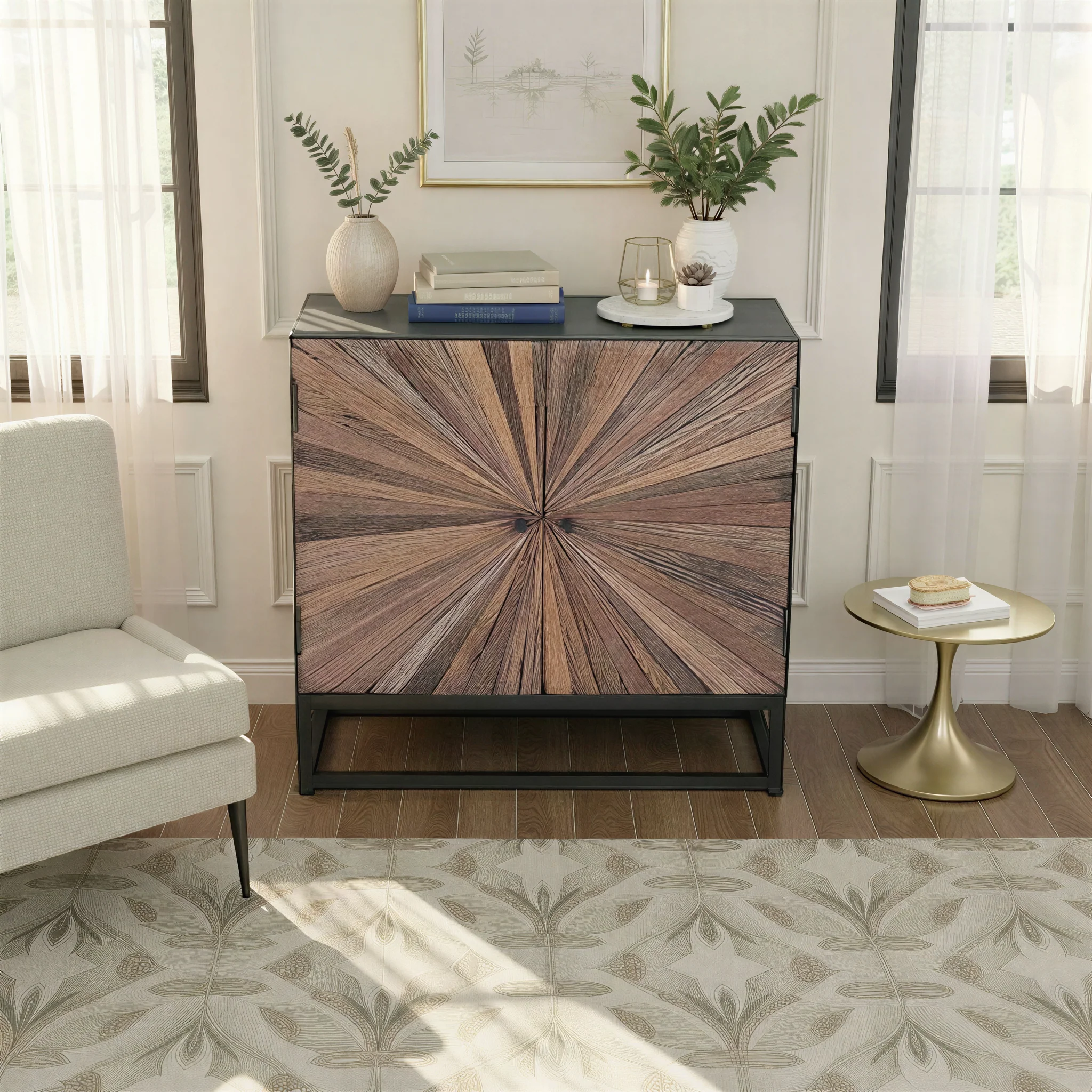 Aria Two Door Accent Cabinet - Image 2
