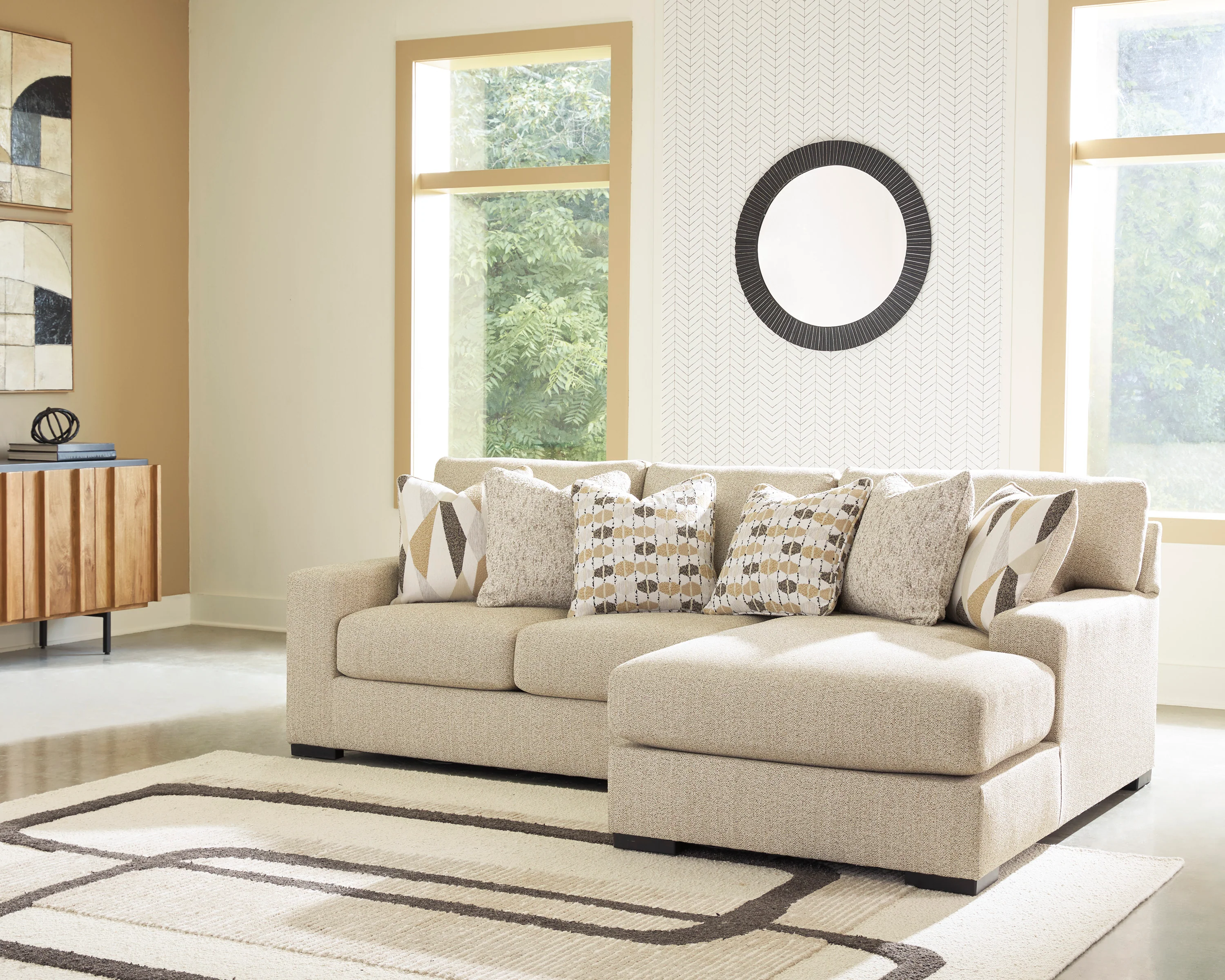 Ashley Laurelgrove 2-Piece Sectional Sofa Chaise - Image 3