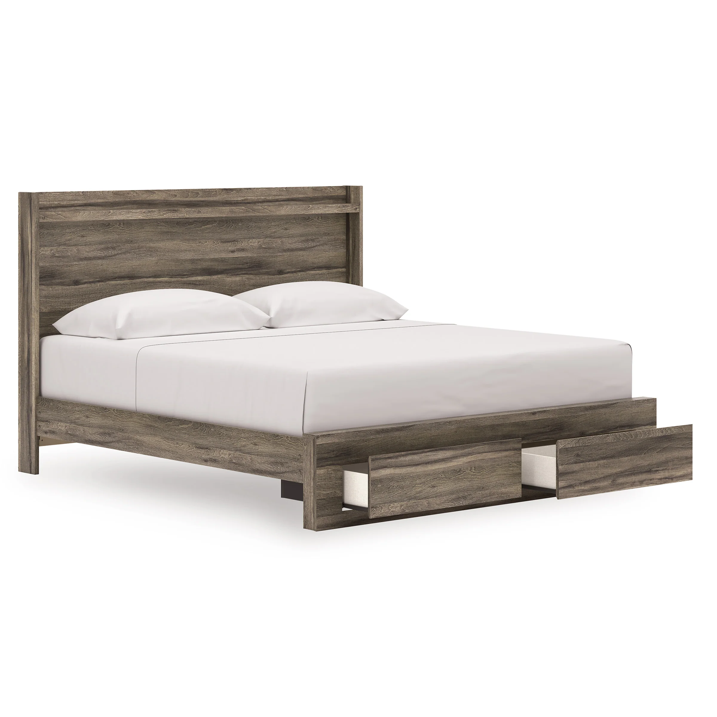 Baystorm King Panel Bed with 2 Storage Drawers - Image 4