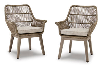 Ashley Beach Front Outdoor Patio Arm Chair with Cushion (Set of 2) - Image 2