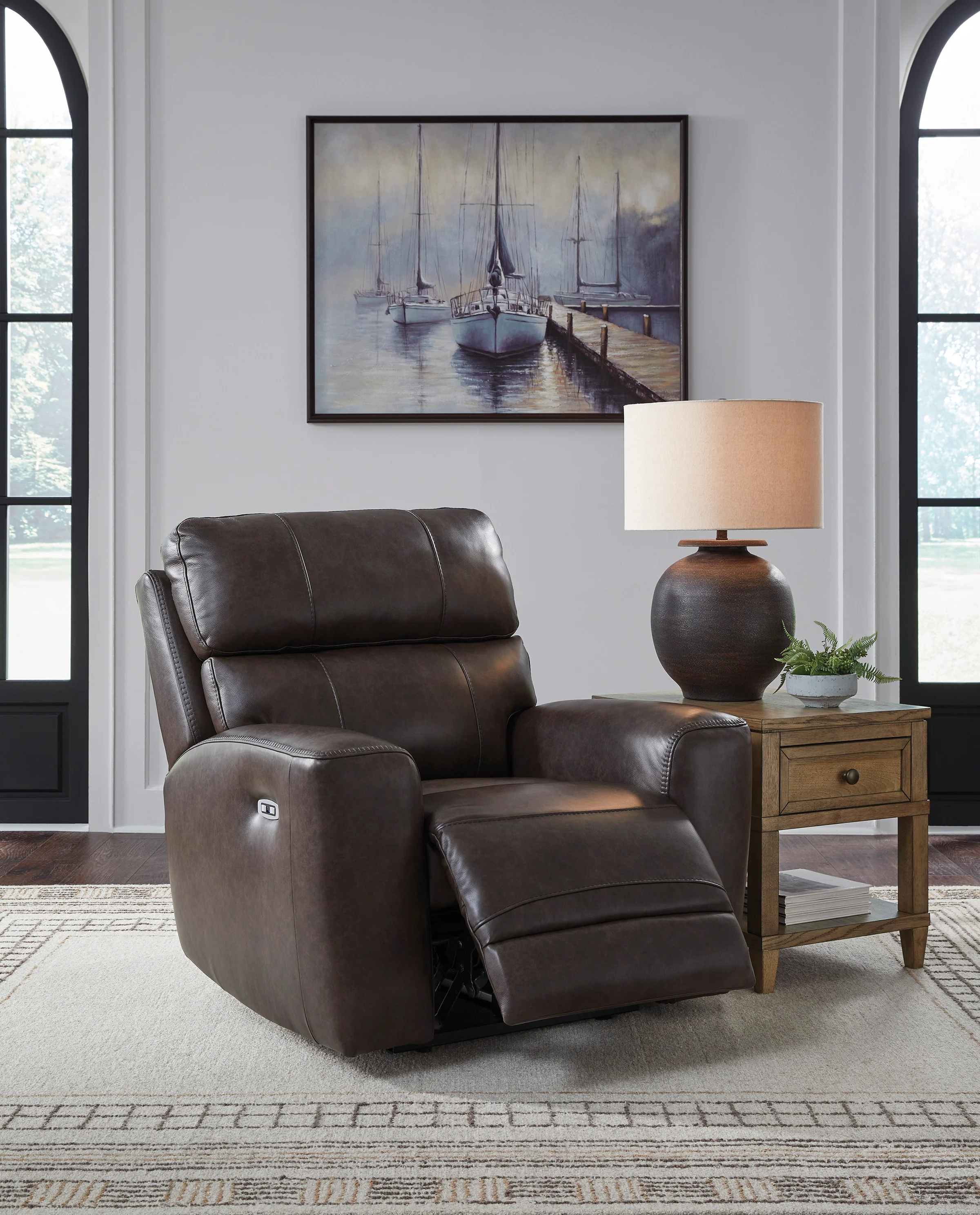 Beadel Leather Power Recliner - Image 5