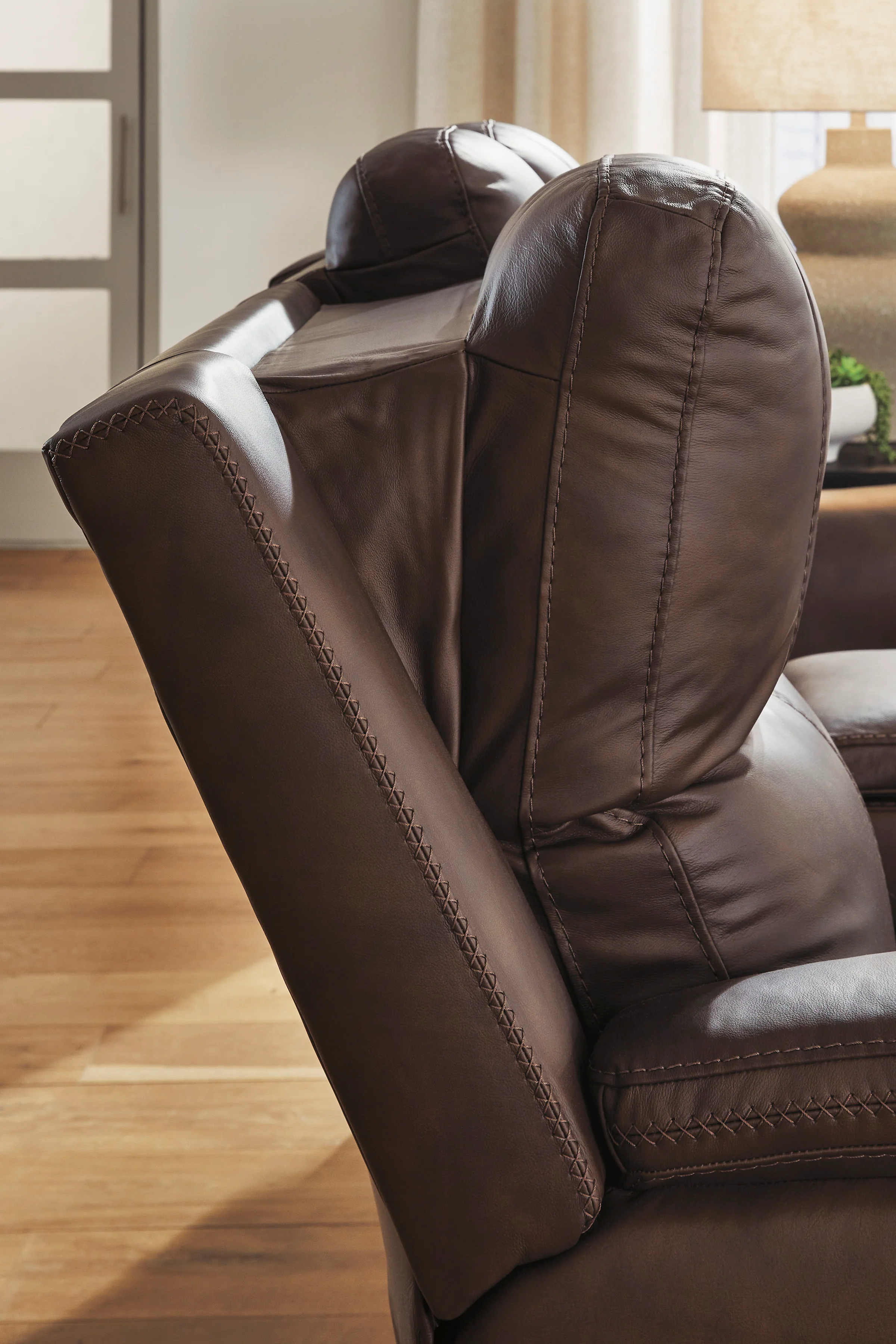 Beryton Power Reclining Sofa with Adjustable Headrest - Image 7