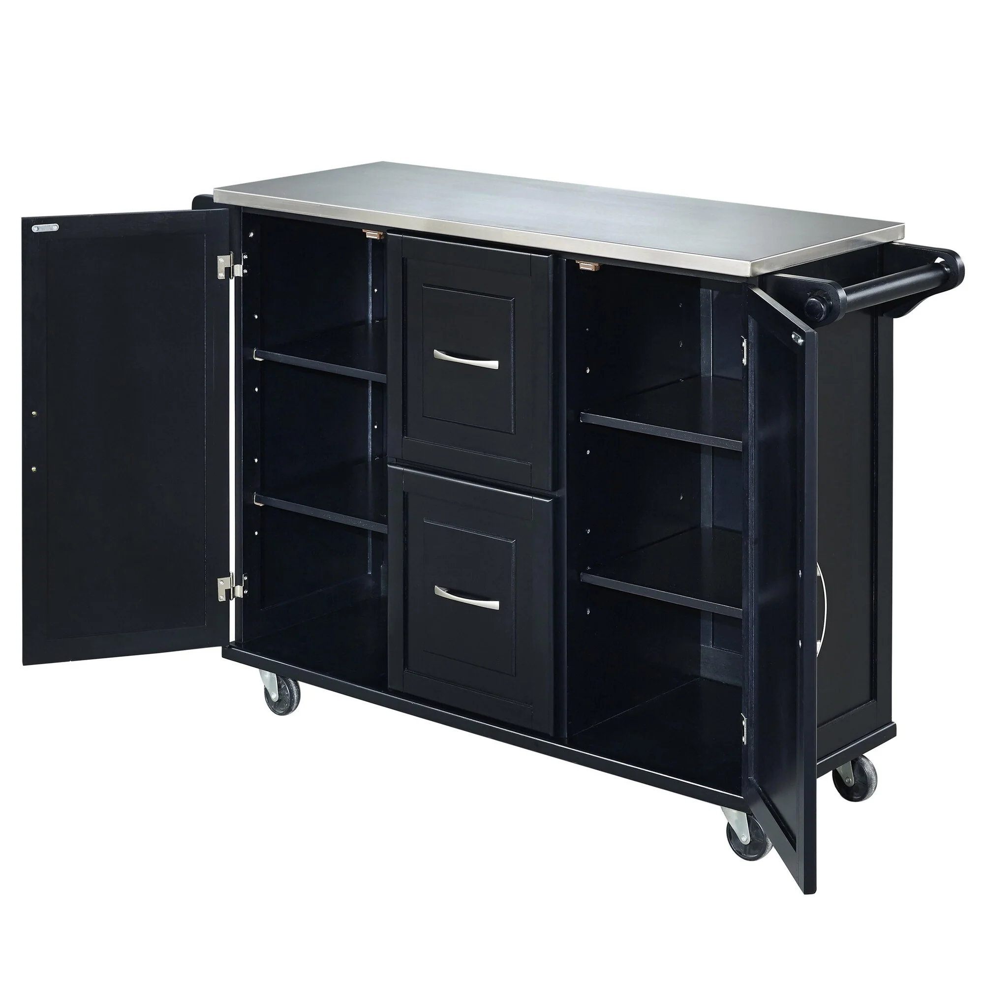 Dolly Madison 2 Drawer Kitchen Cart - Image 28