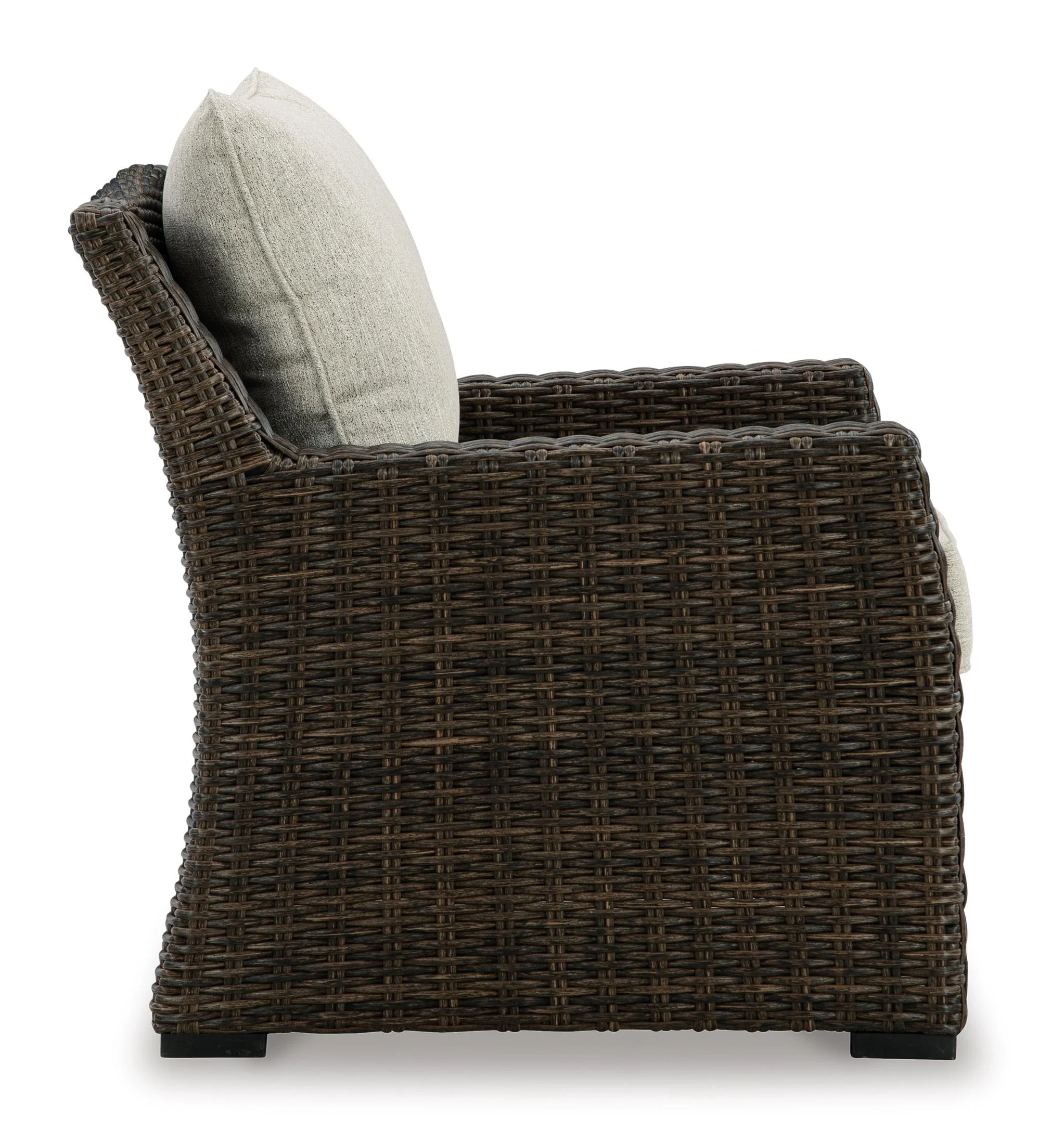 Brook Ranch Outdoor Lounge Chair with Cushion - Image 4