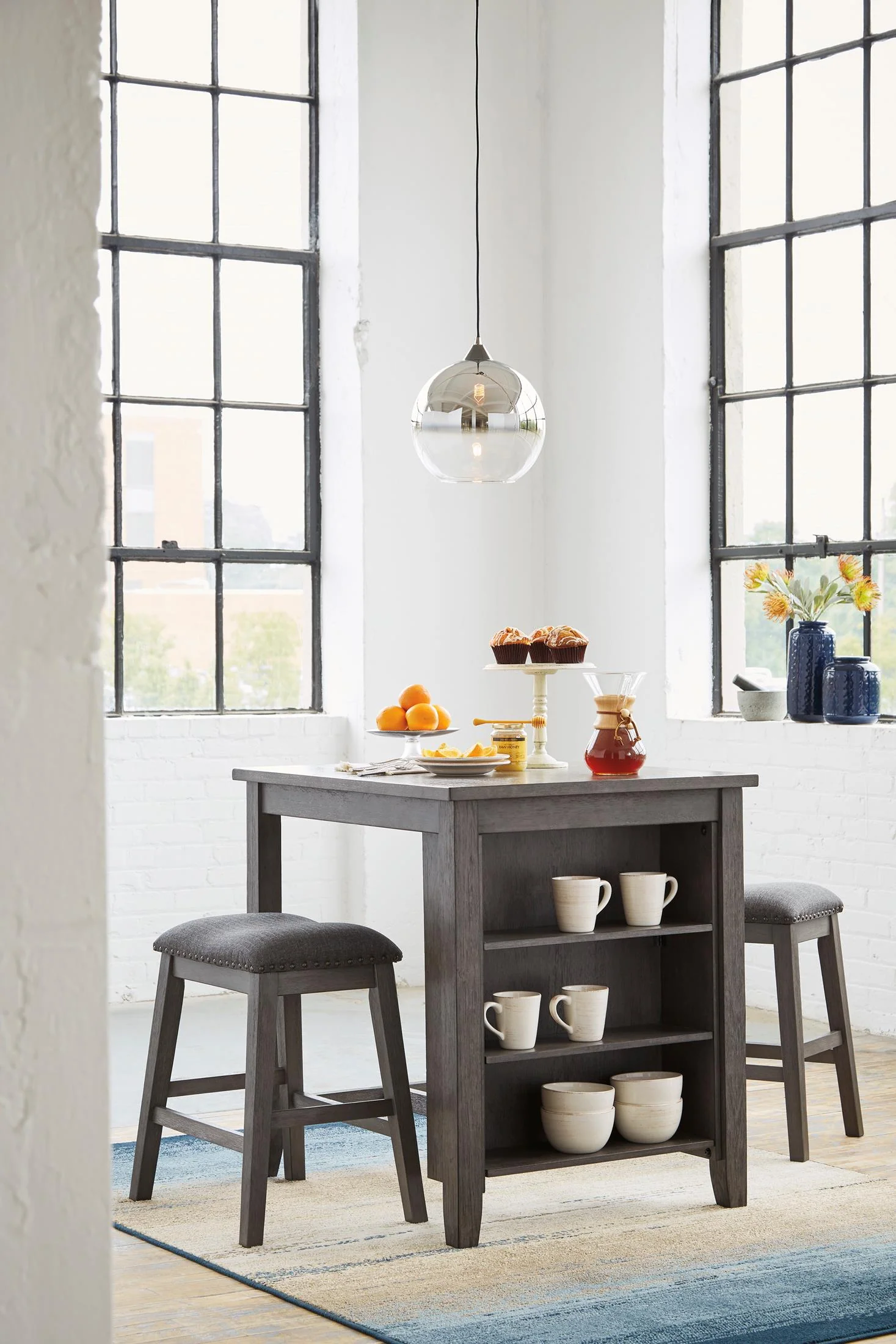 Caitbrook Counter Height Upholstered Bar Stool (Set of 2) - Image 4