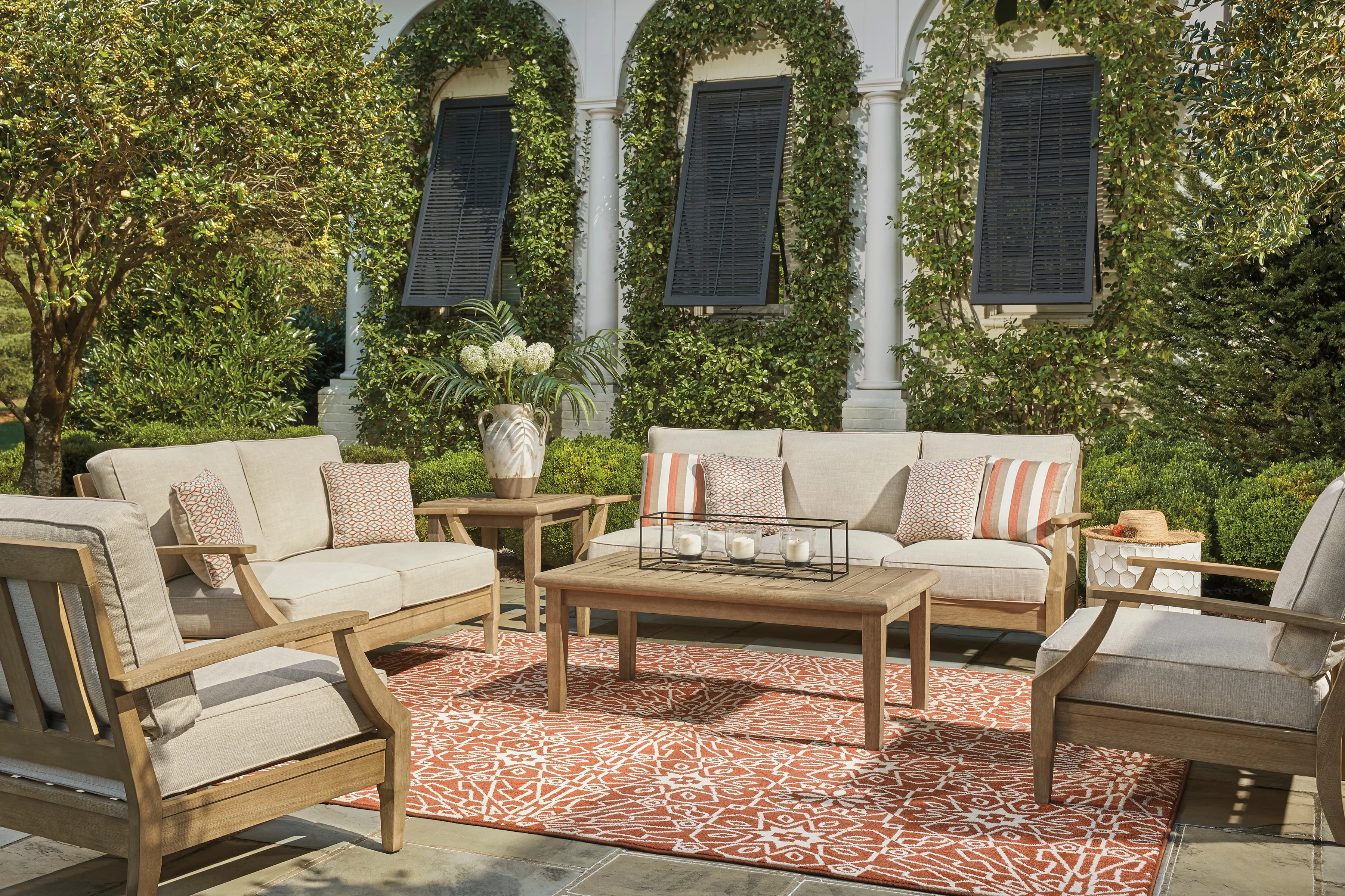 Ashley Clare View Outdoor Patio Sofa with Cushion - Image 6