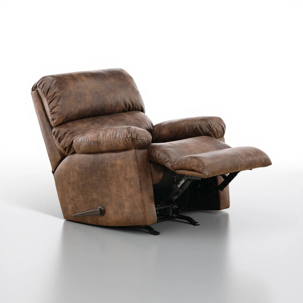 Beron Leather Rocker Recliner - Image 4
