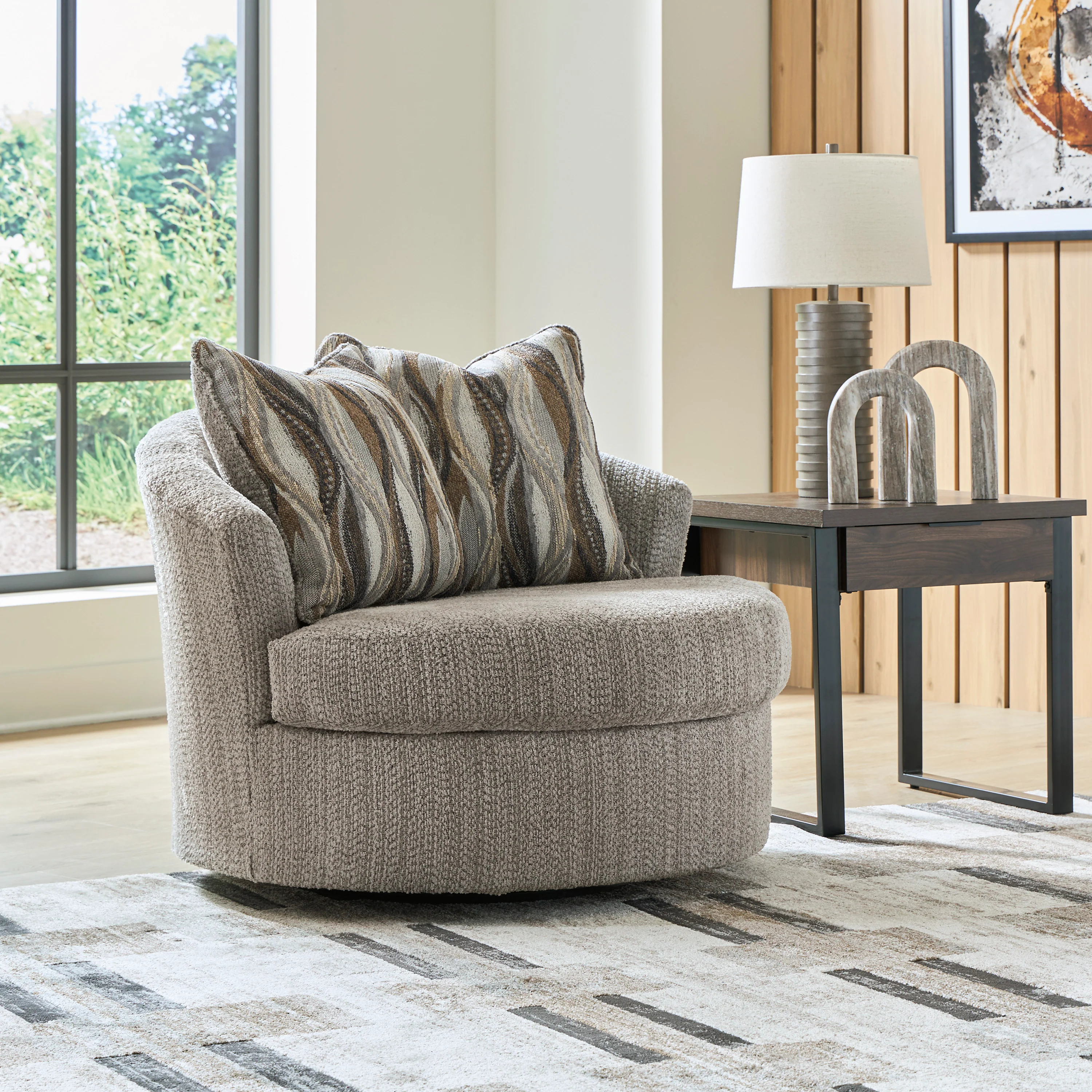 Ashley Crespino Swivel Accent Chair - Image 2