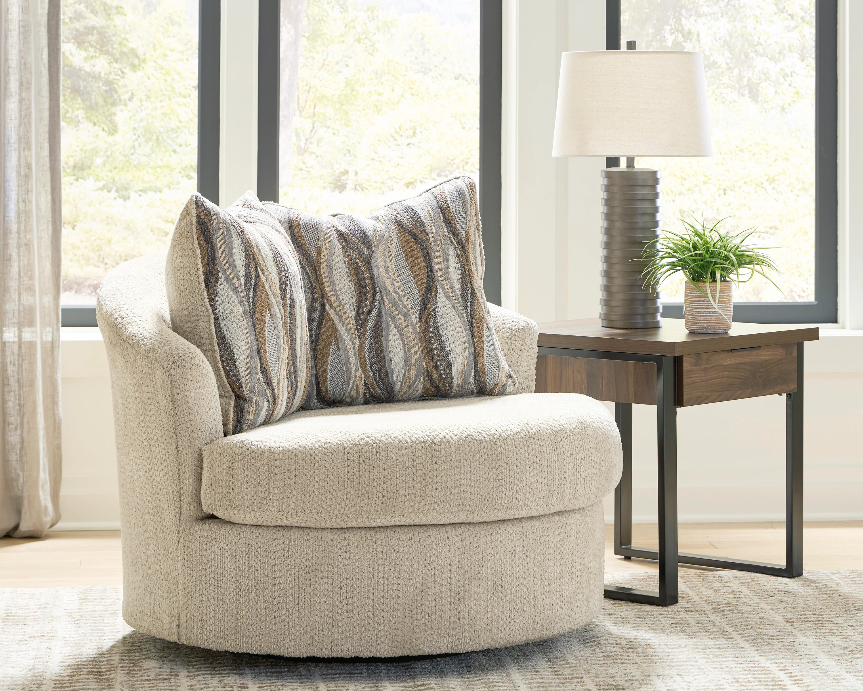 Ashley Crespino Swivel Accent Chair - Image 8
