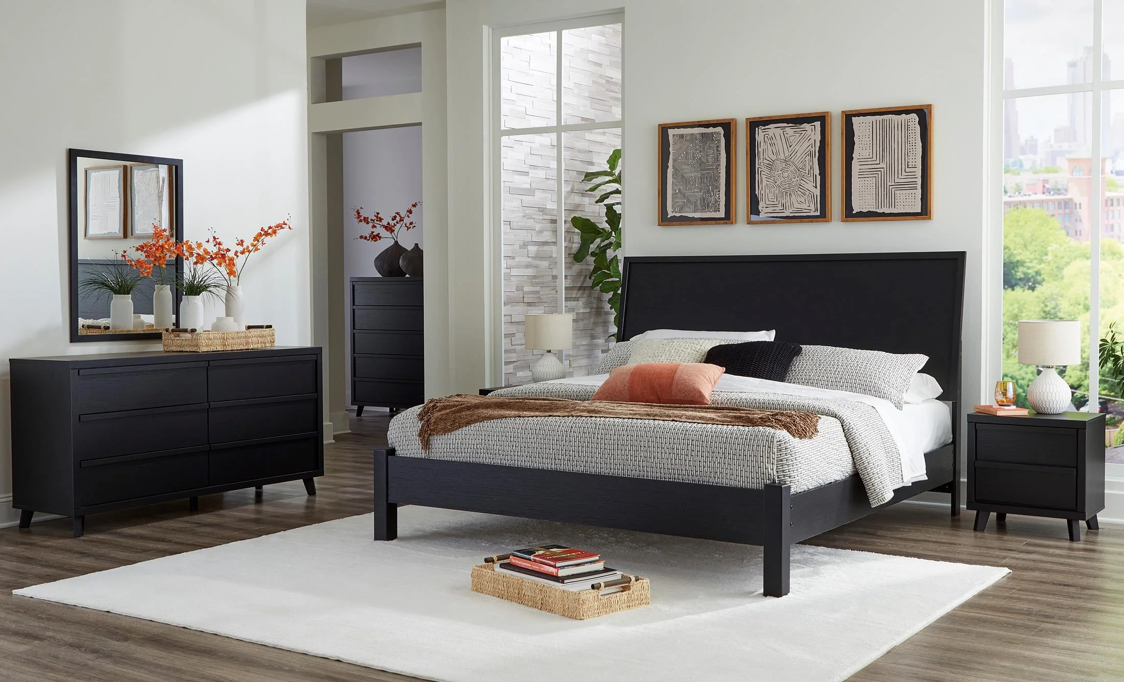 Danziar Wide Chest of Drawers - Image 2