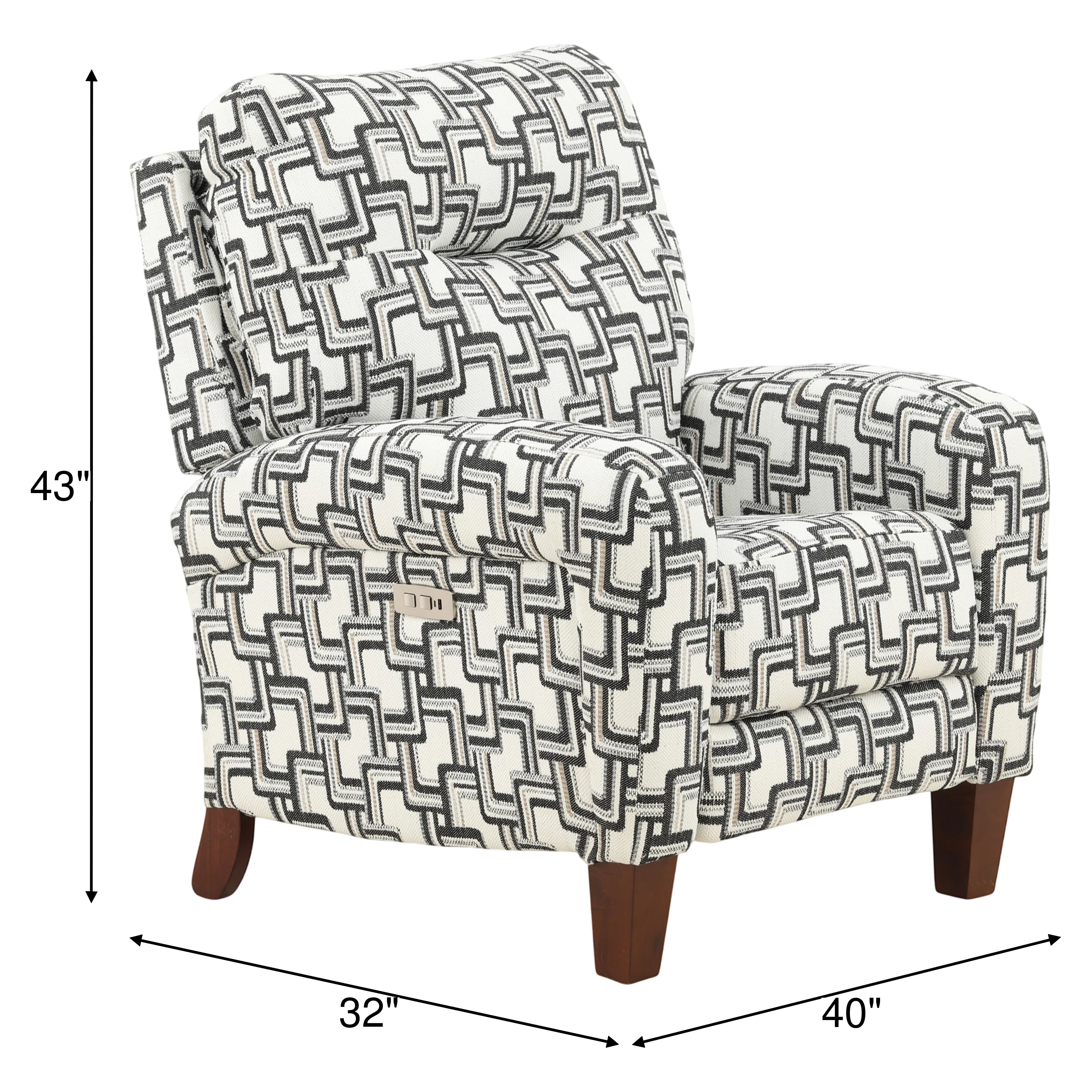 Davenport Power Hi-Leg Recliner - Image 3