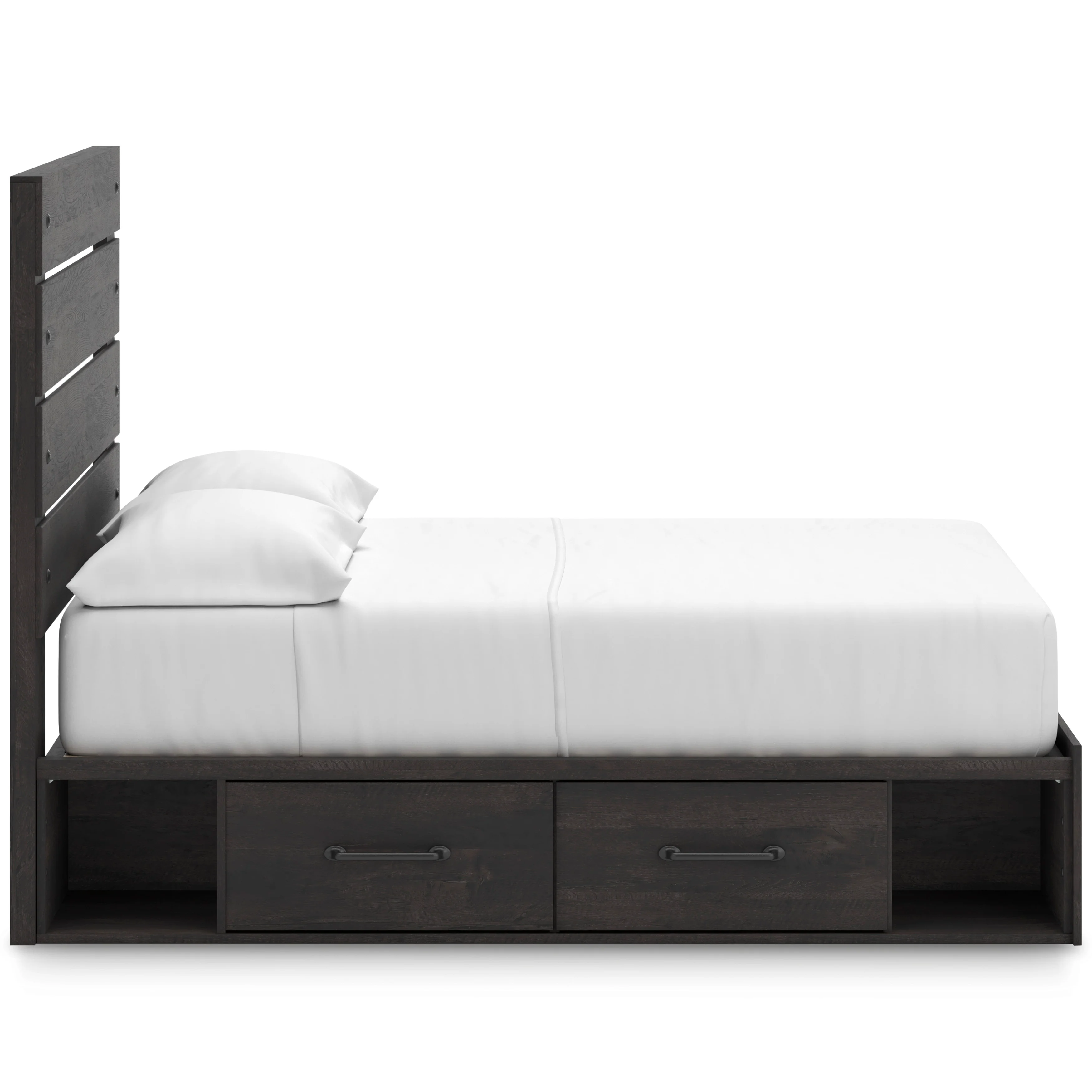 Delmorta Panel Bed with Double Storage - Image 13