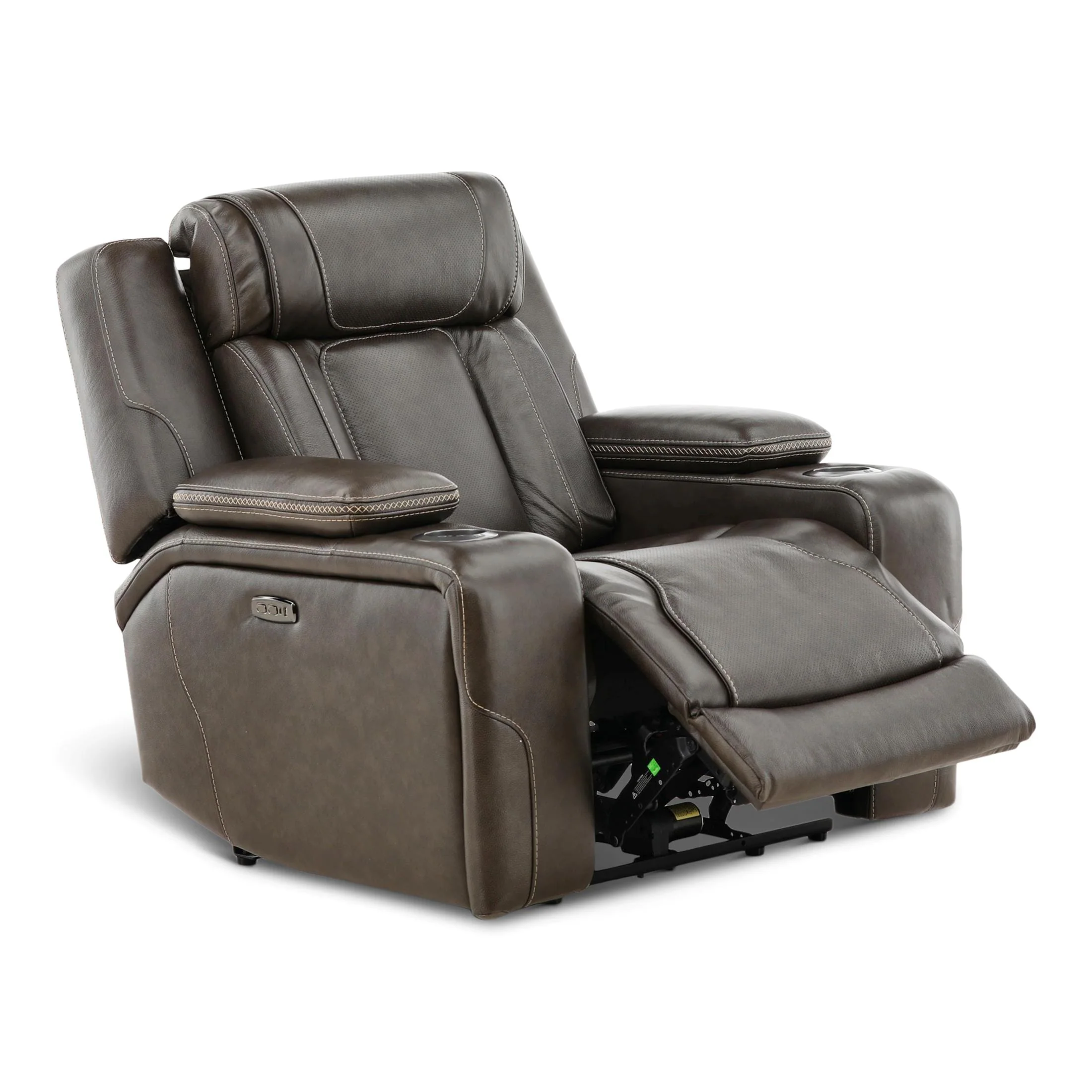 Denver Leather Power Recliner - Image 2