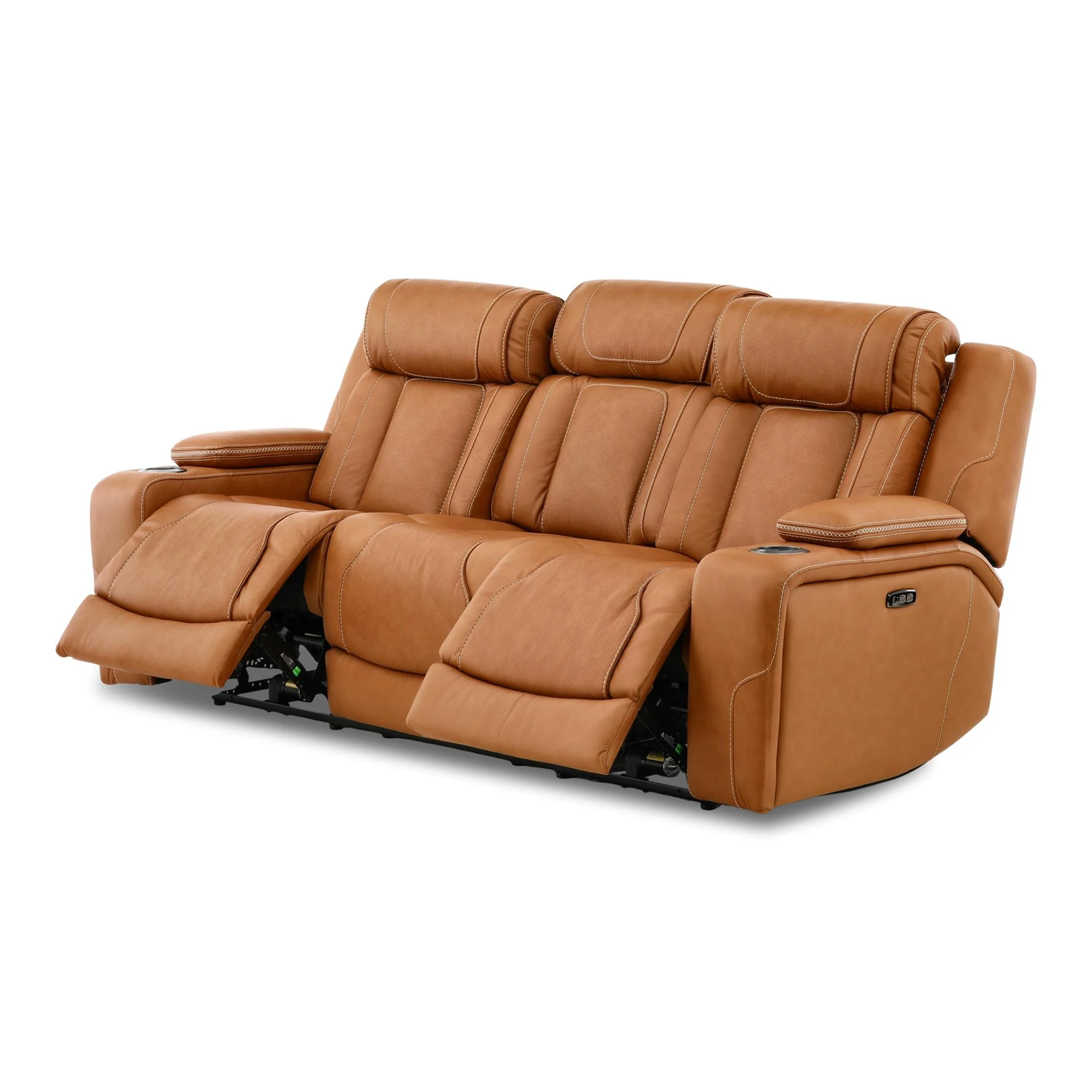 Denver Leather Power Reclining Sofa - Image 11