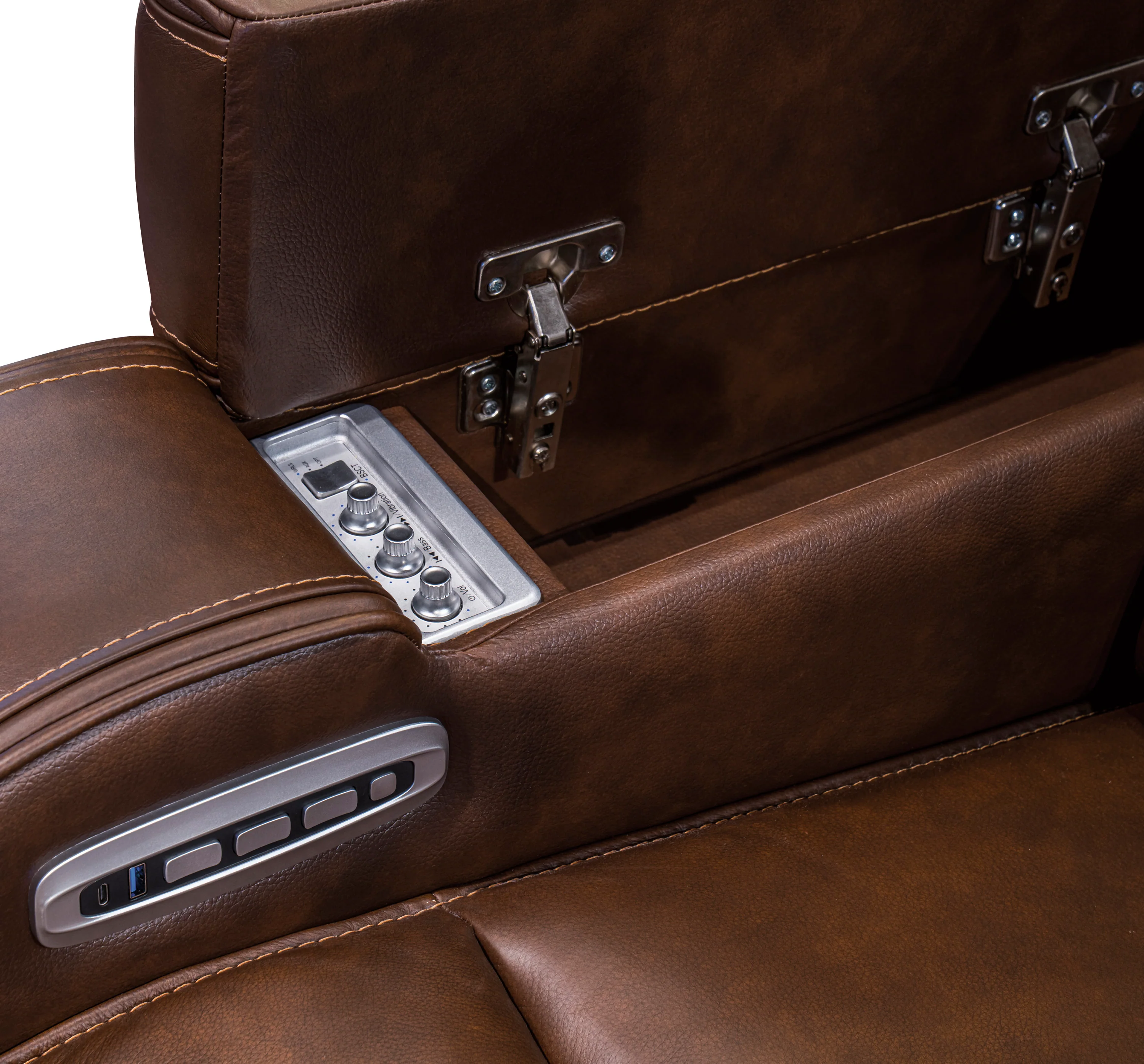 Dreamer Power Reclining Console Loveseat with Audio Seating - Image 25