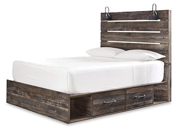 Drystan Queen Panel Bed with 4 Storage Drawers and 4 Cubbies - Image 5
