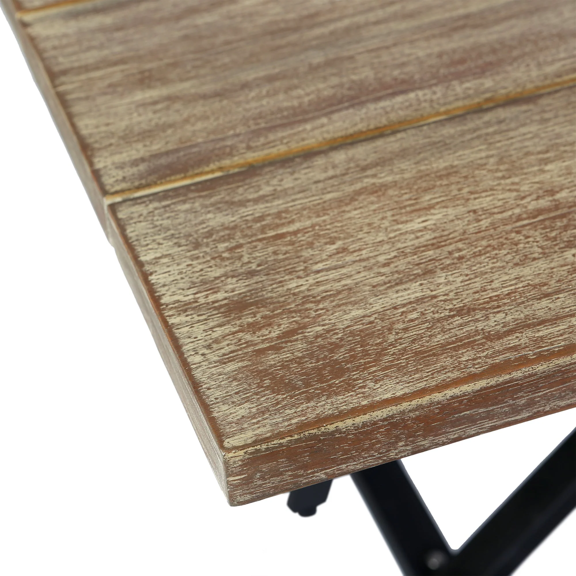 Felicia Outdoor Patio Bar Height Dining Table in Aluminum - Image 3