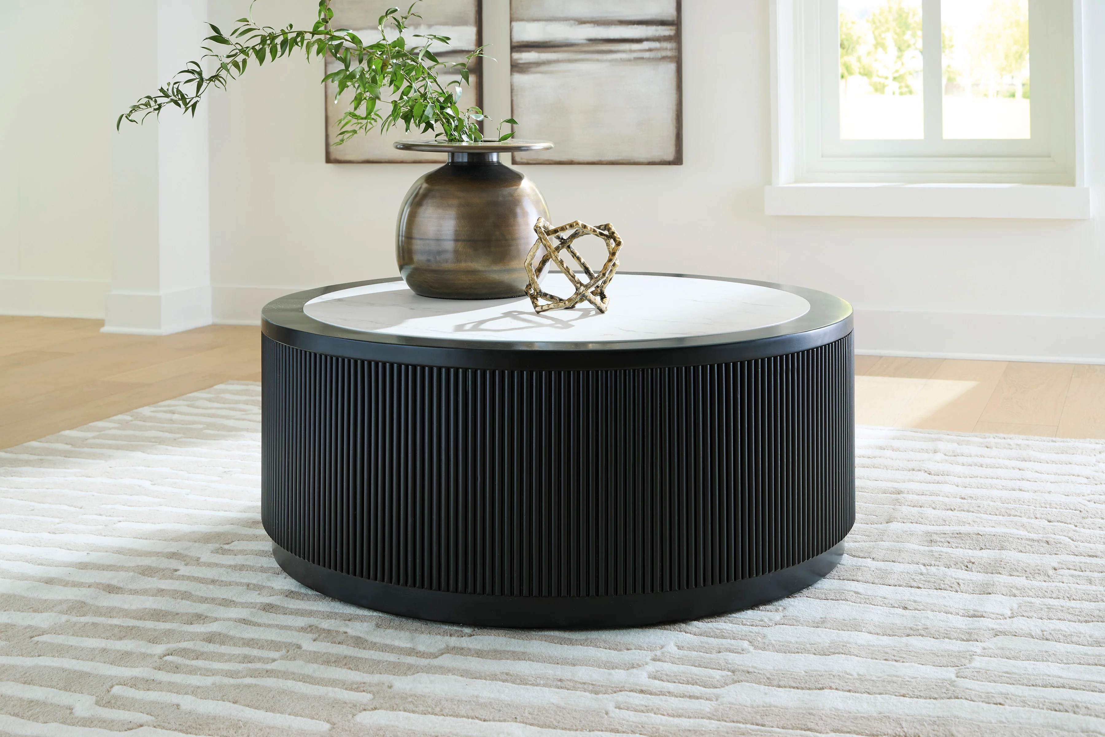 Ashley Grayman Round Coffee Table - Image 2