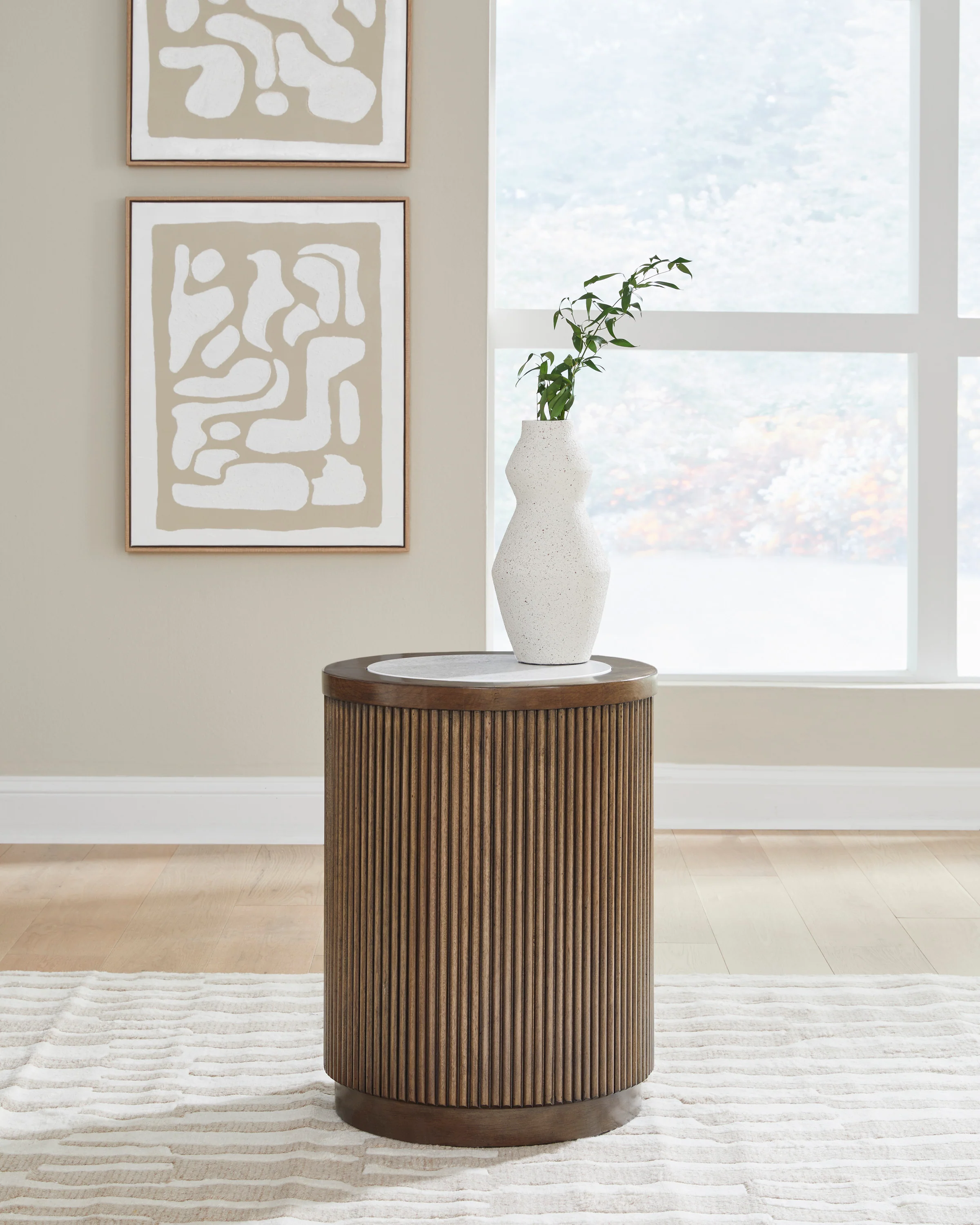 Ashley Hadonna Round End Table - Image 2