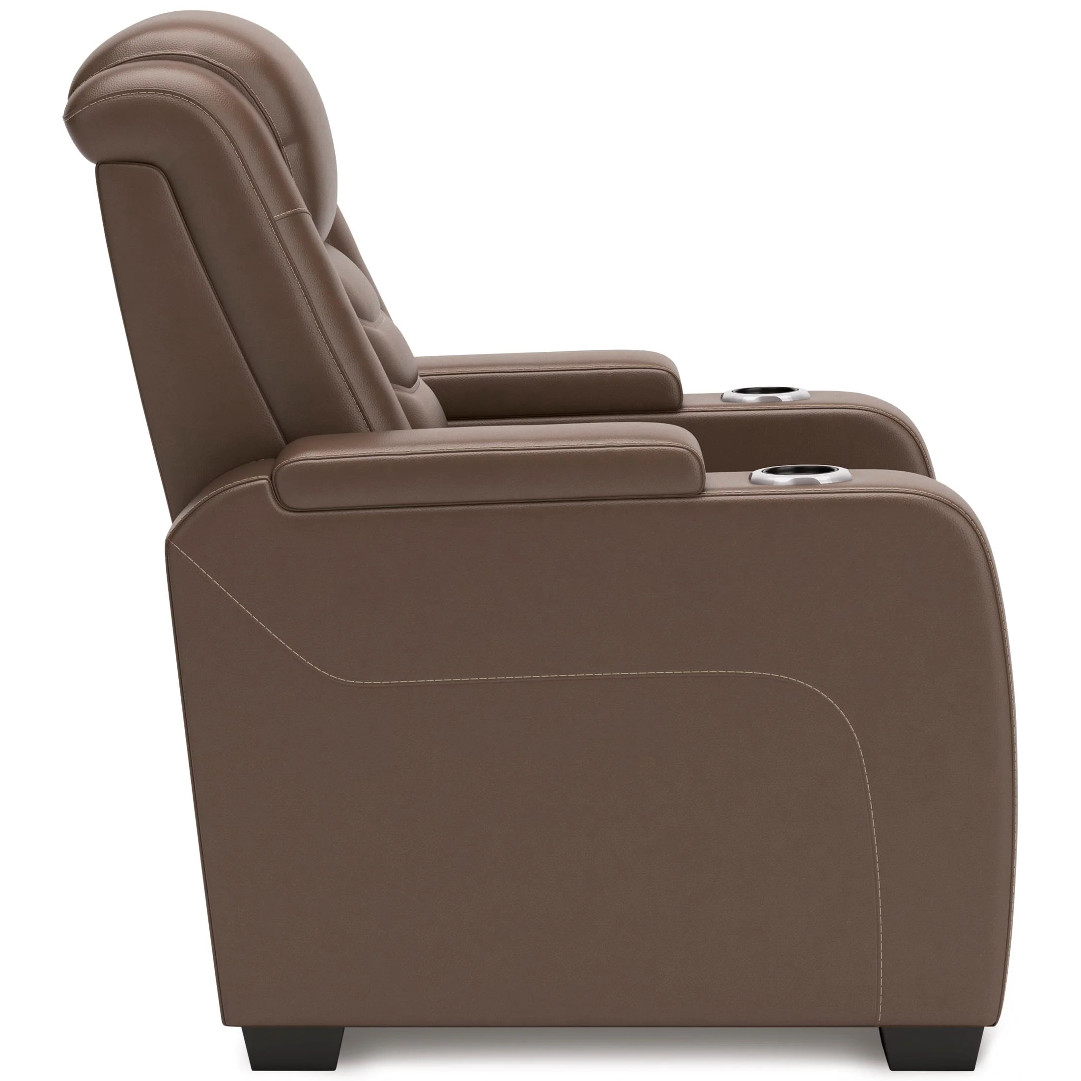 High Impact Leather Power Recliner - Image 6