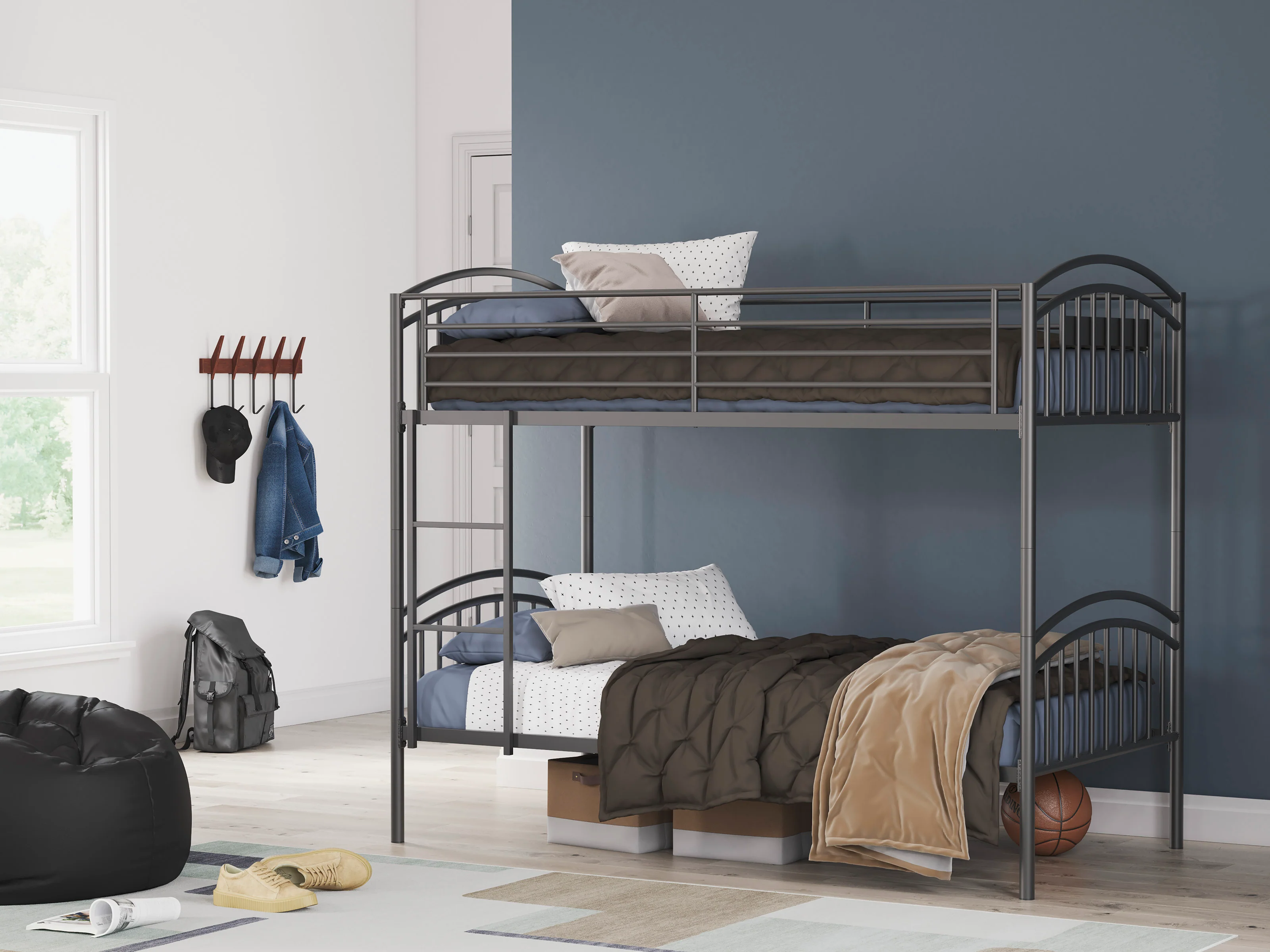 Hilletran Twin Over Twin Bunkbed - Image 3