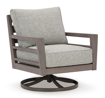 Ashley Hillside Bard Outdoor Patio Swivel Lounge Chair with Cushion - Image 3