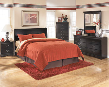 Huey Vineyard Queen Sleigh Headboard - Image 2