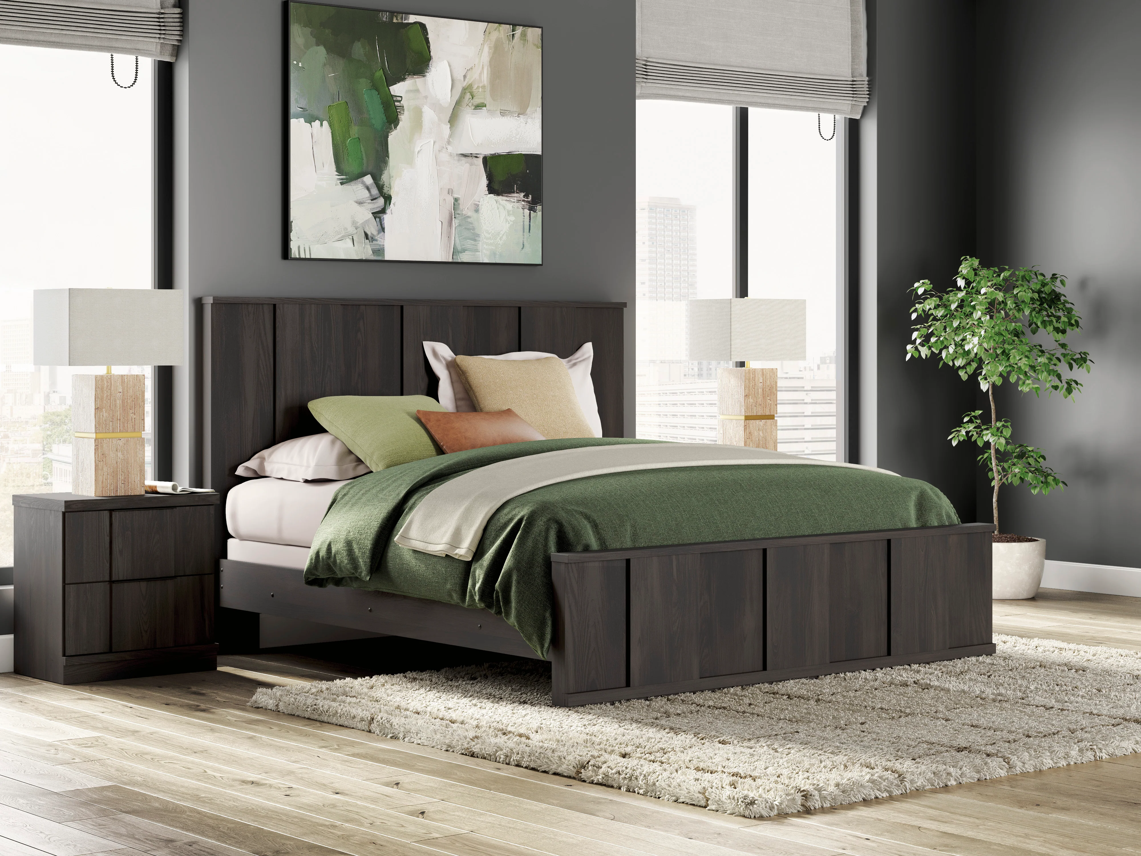 Jadiston Panel Bed - Image 2