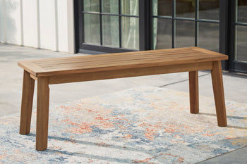 Ashley Janiyah Outdoor Patio Dining Bench
