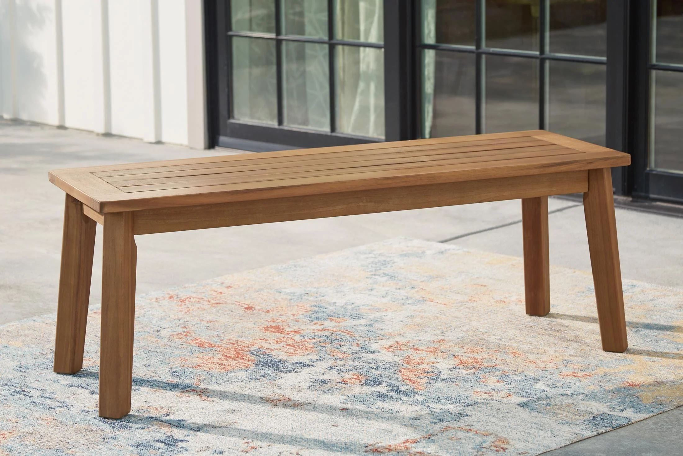 Ashley Janiyah Outdoor Patio Dining Bench - Image 5