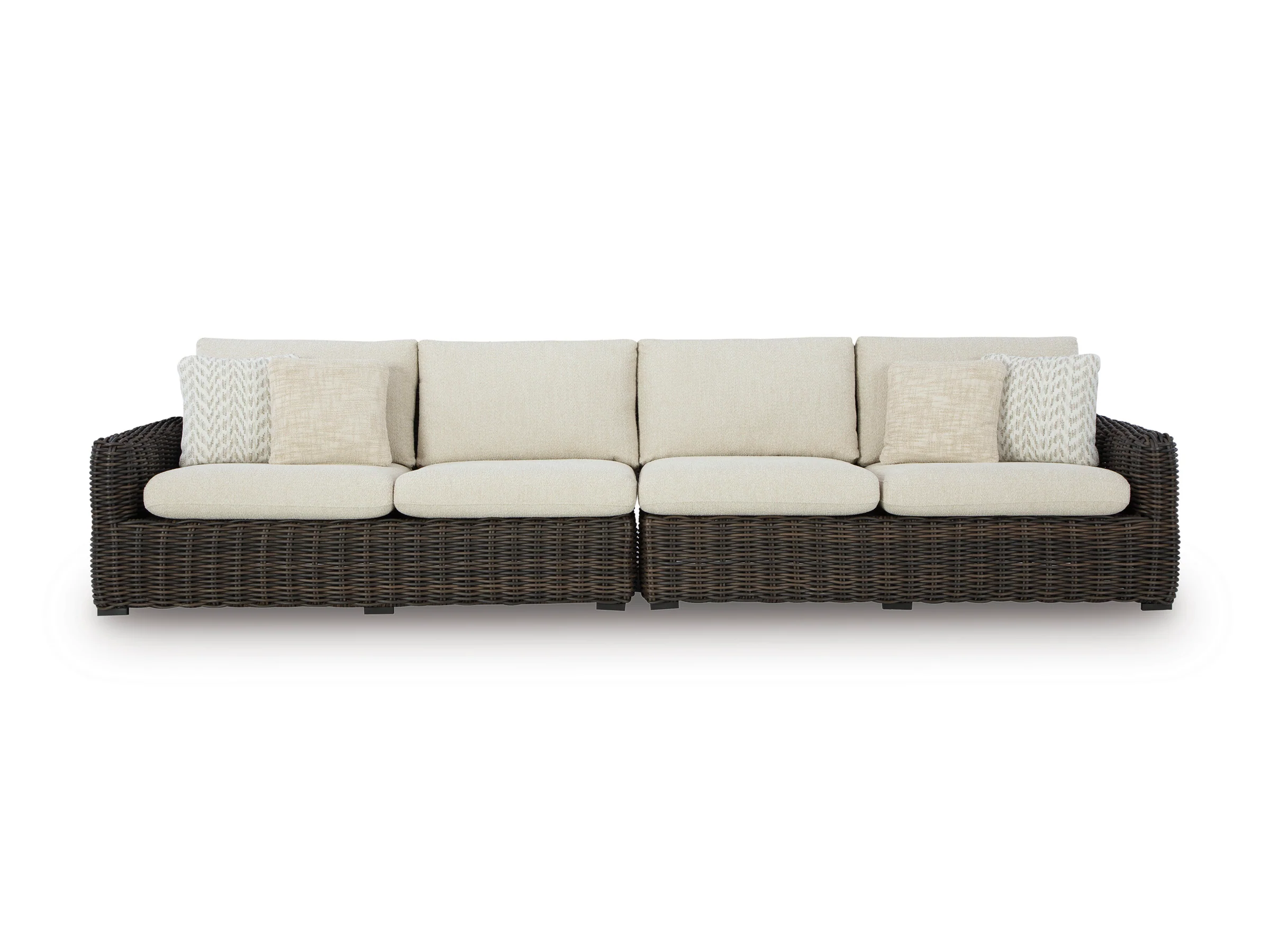 Ashley Kimora 2-Piece Outdoor Patio Loveseat with Cushion