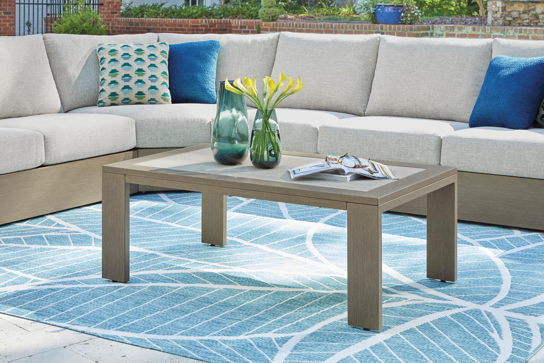 Ashley Kimpton Isle Outdoor Patio Coffee Table - Image 2