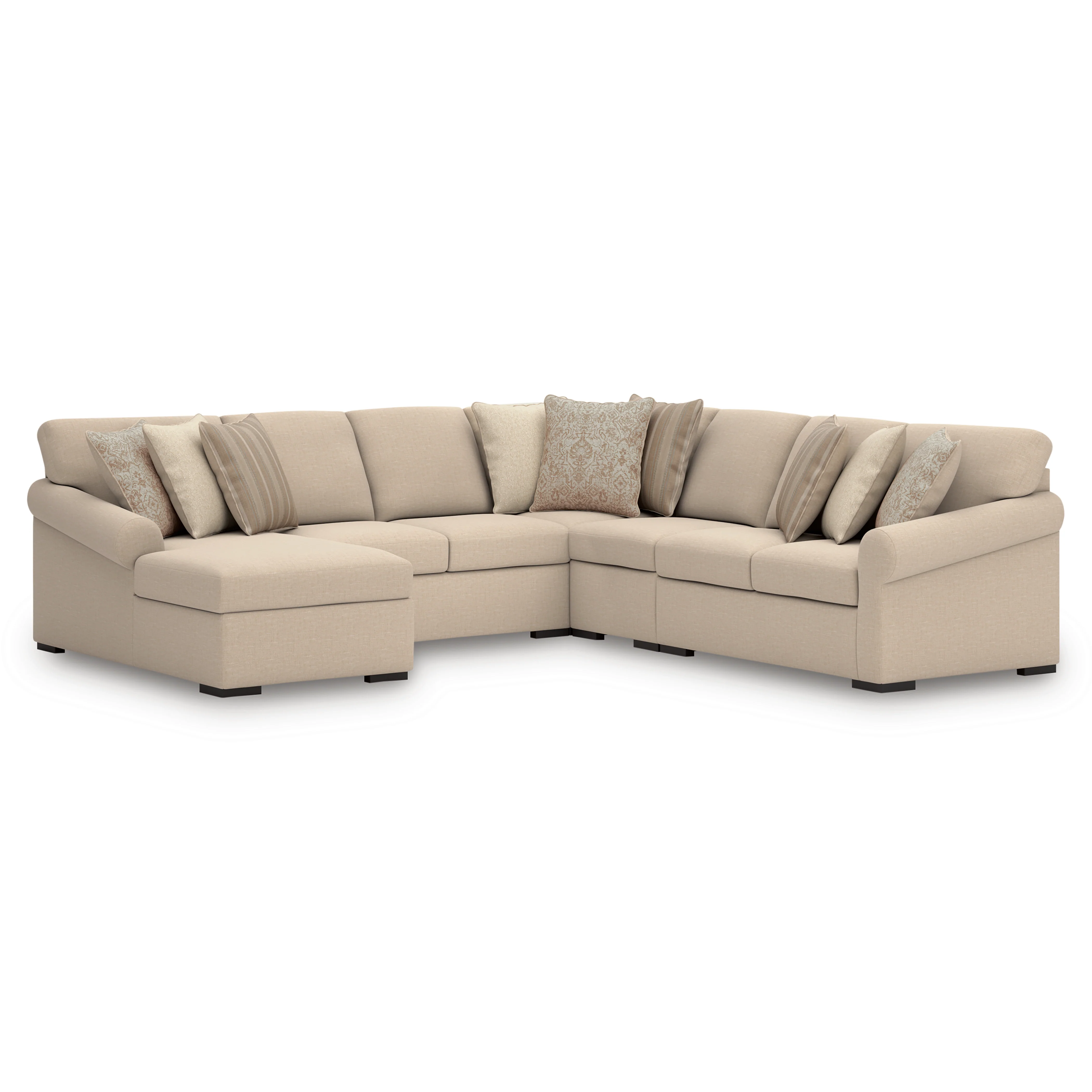 LadyMae 5-Piece Sectional with Chaise - Image 2