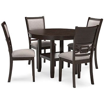 Langwest Dining Table and 4 Chairs (Set of 5) - Image 5