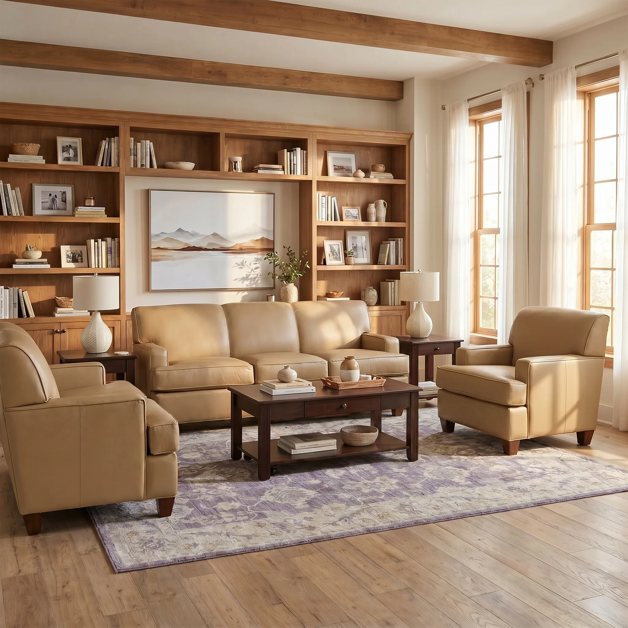 Flexsteel Lonsdale III Leather Loveseat - Image 2
