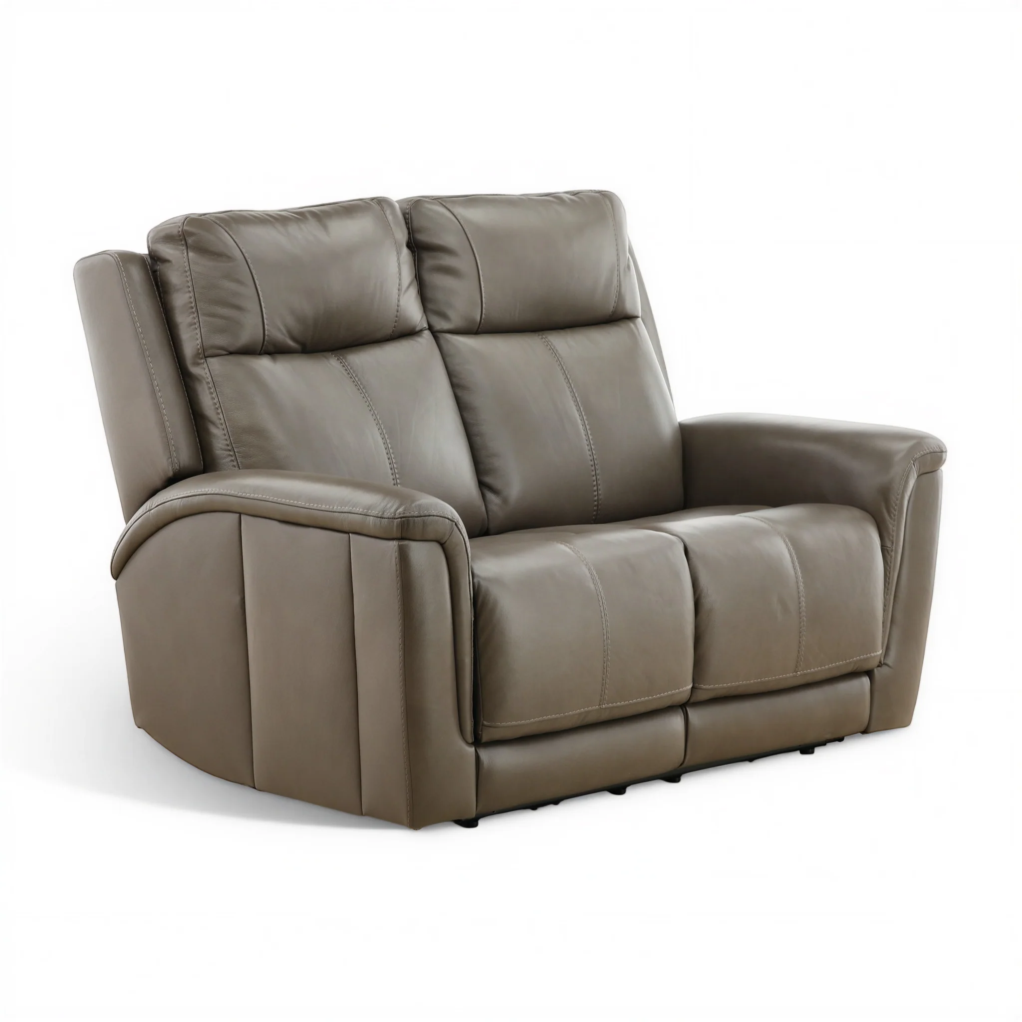 Flexsteel Trey Leather Power Reclining Loveseat - Image 19