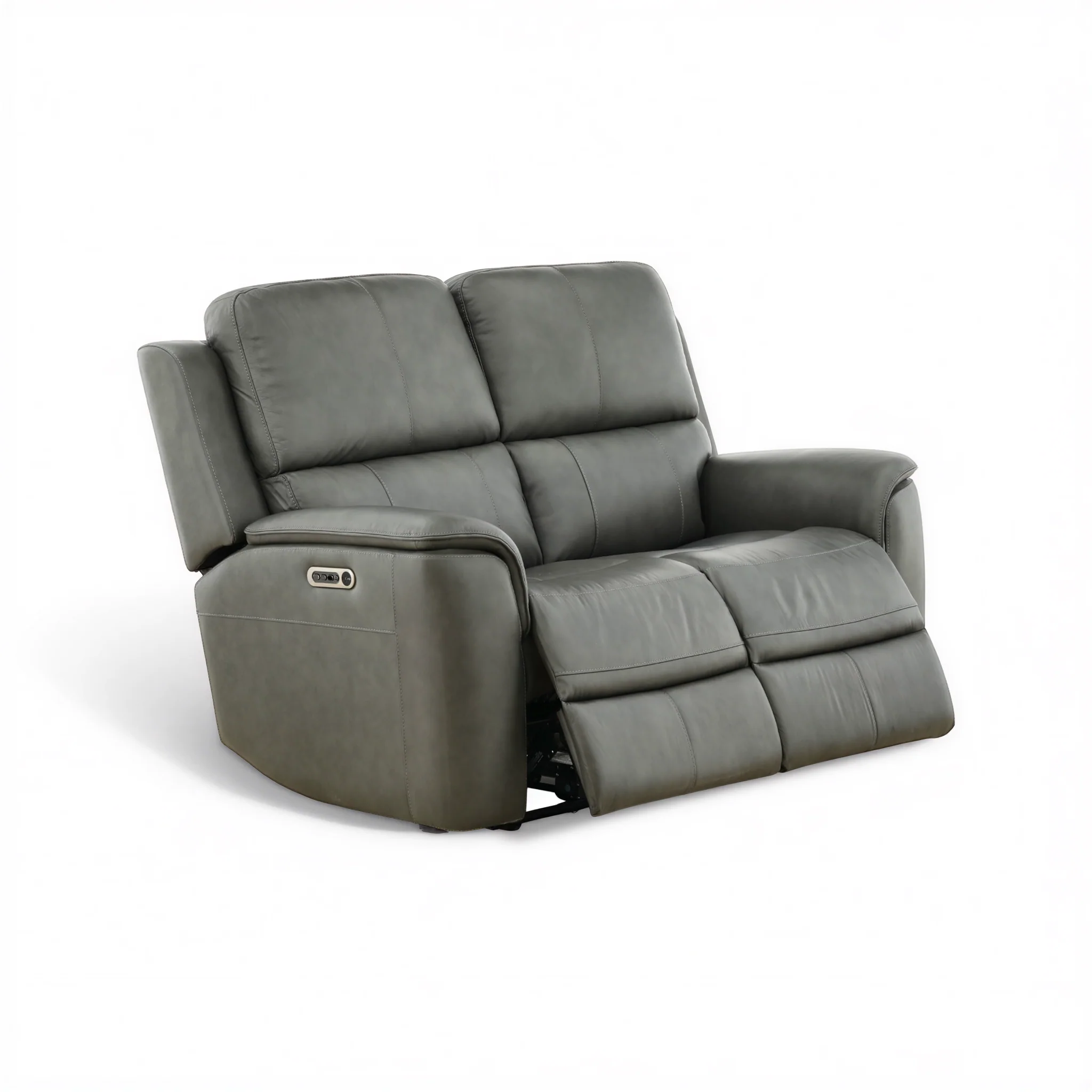 Flexsteel Grayson Leather Power Loveseat - Image 6