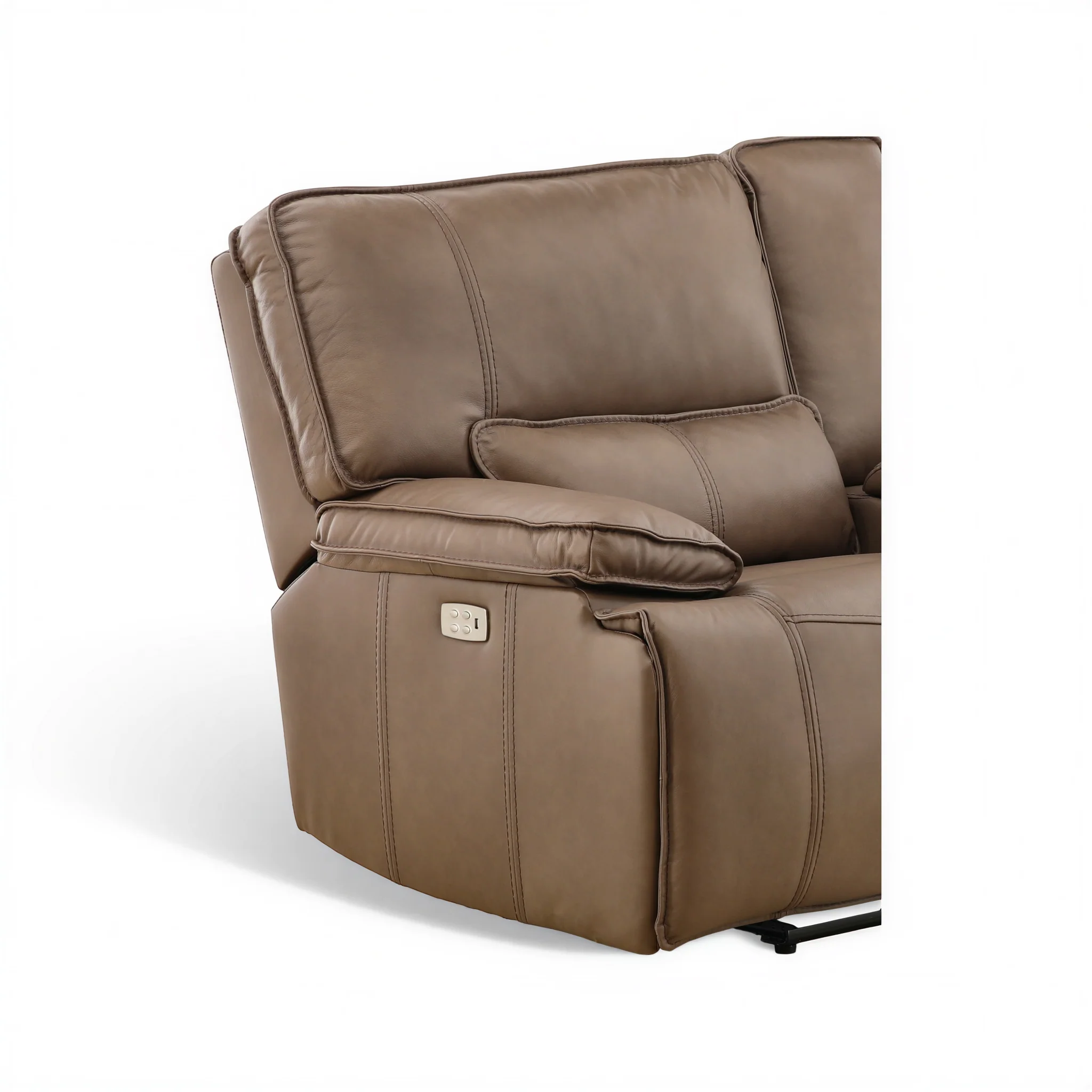 Bozeman II Leather Power Reclining Console Loveseat - Image 23