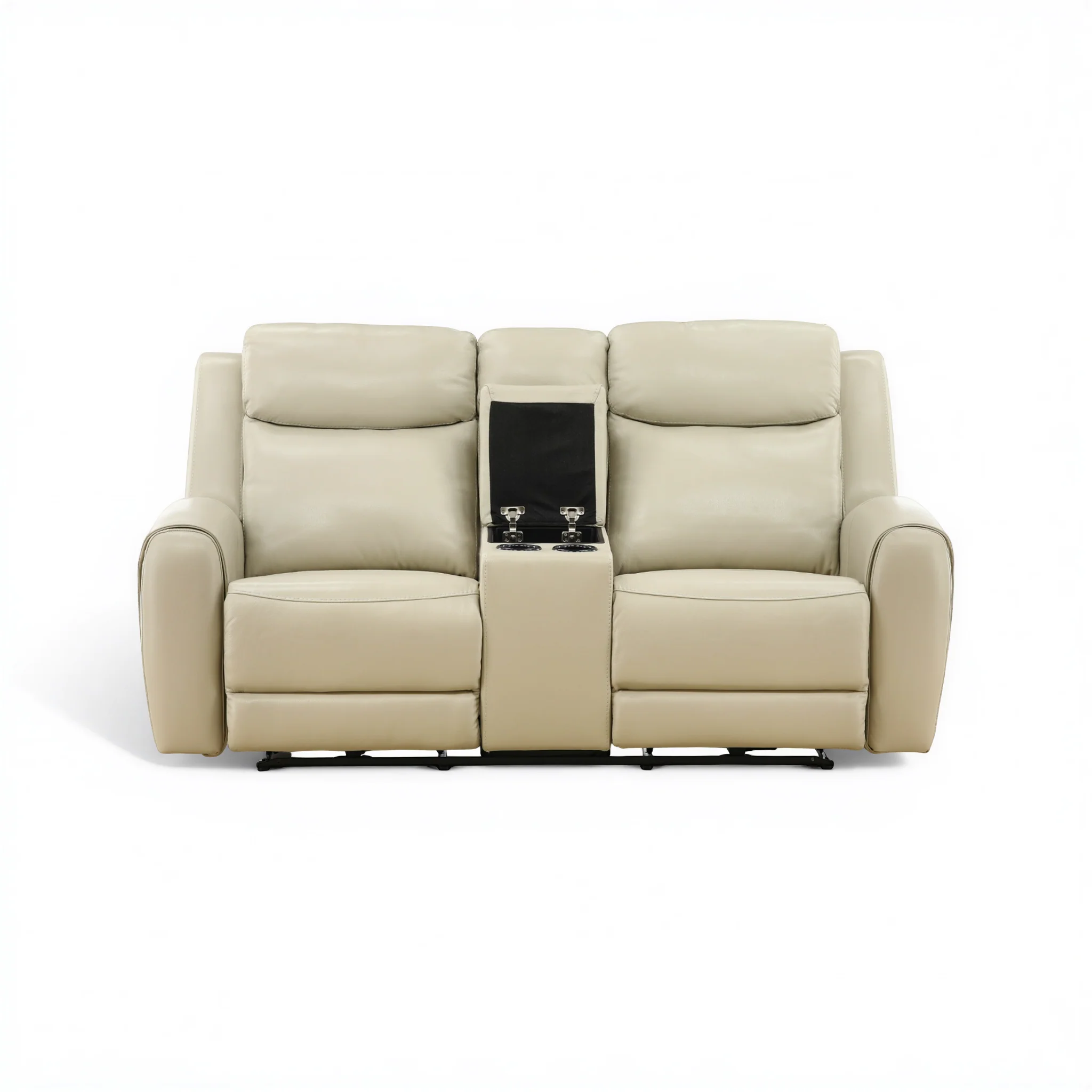 Lawrence Leather Power Reclining Loveseat - Image 4