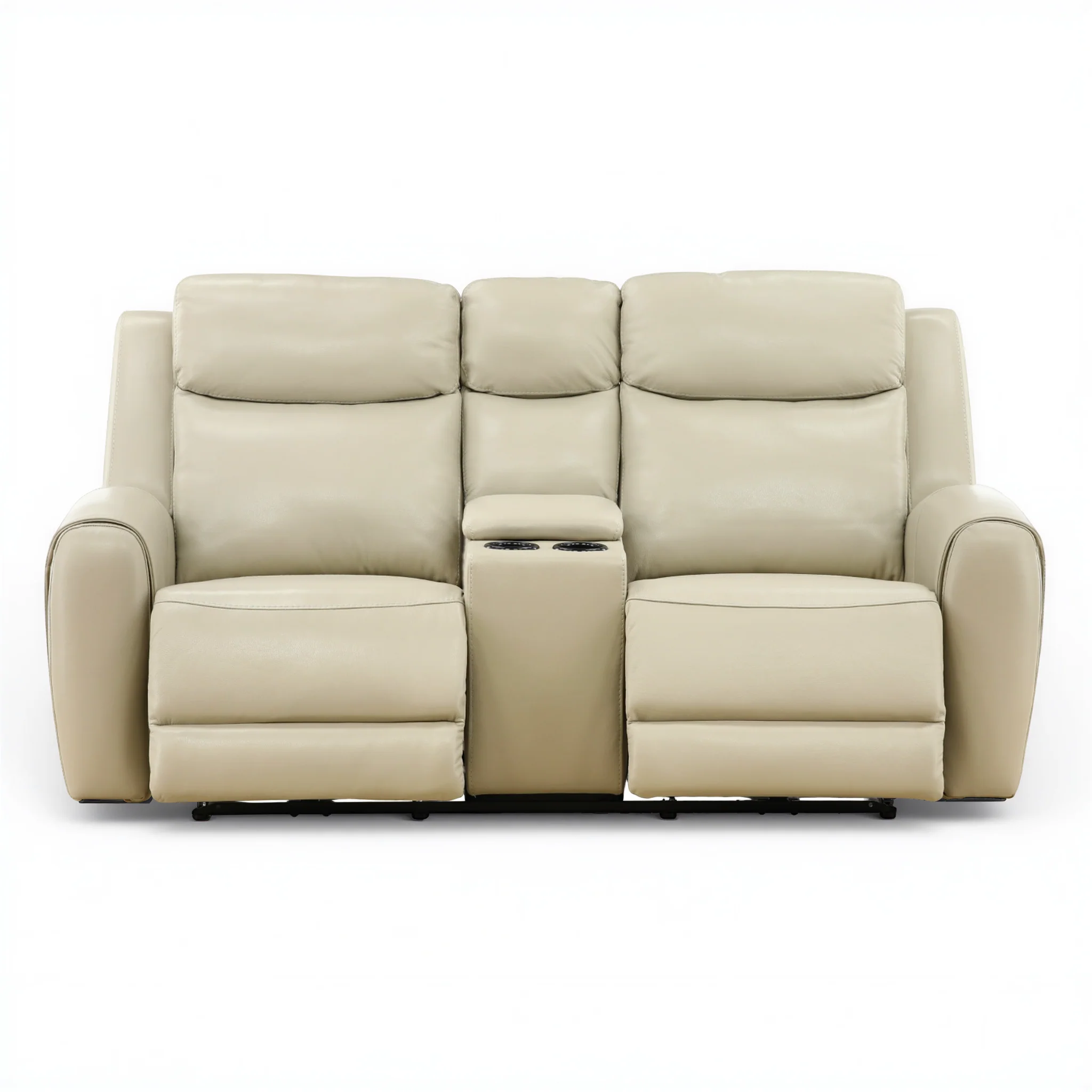 Lawrence Leather Power Reclining Loveseat - Image 5