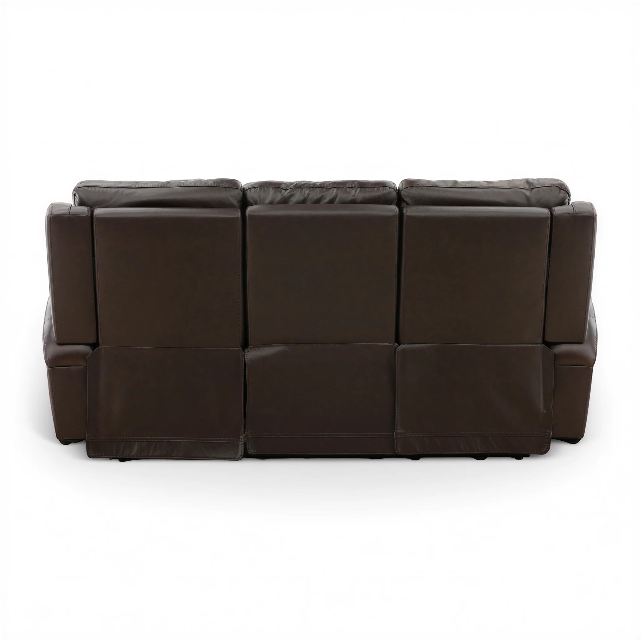 Flexsteel Trey Leather Power Reclining Sofa with Drop-Down Table - Image 30